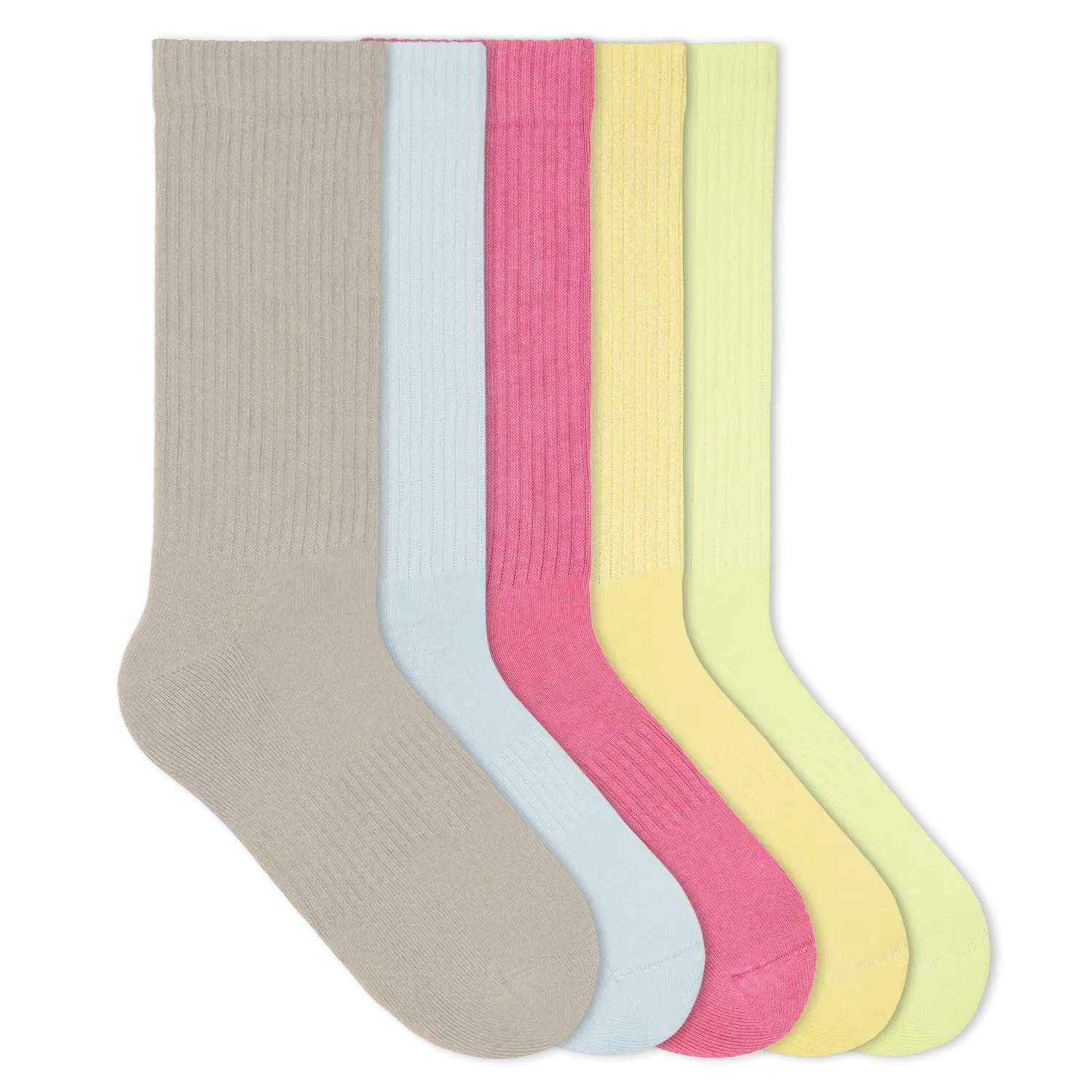 Einfarbige Tennissocken aus Bio-Baumwolle โ 10er Set