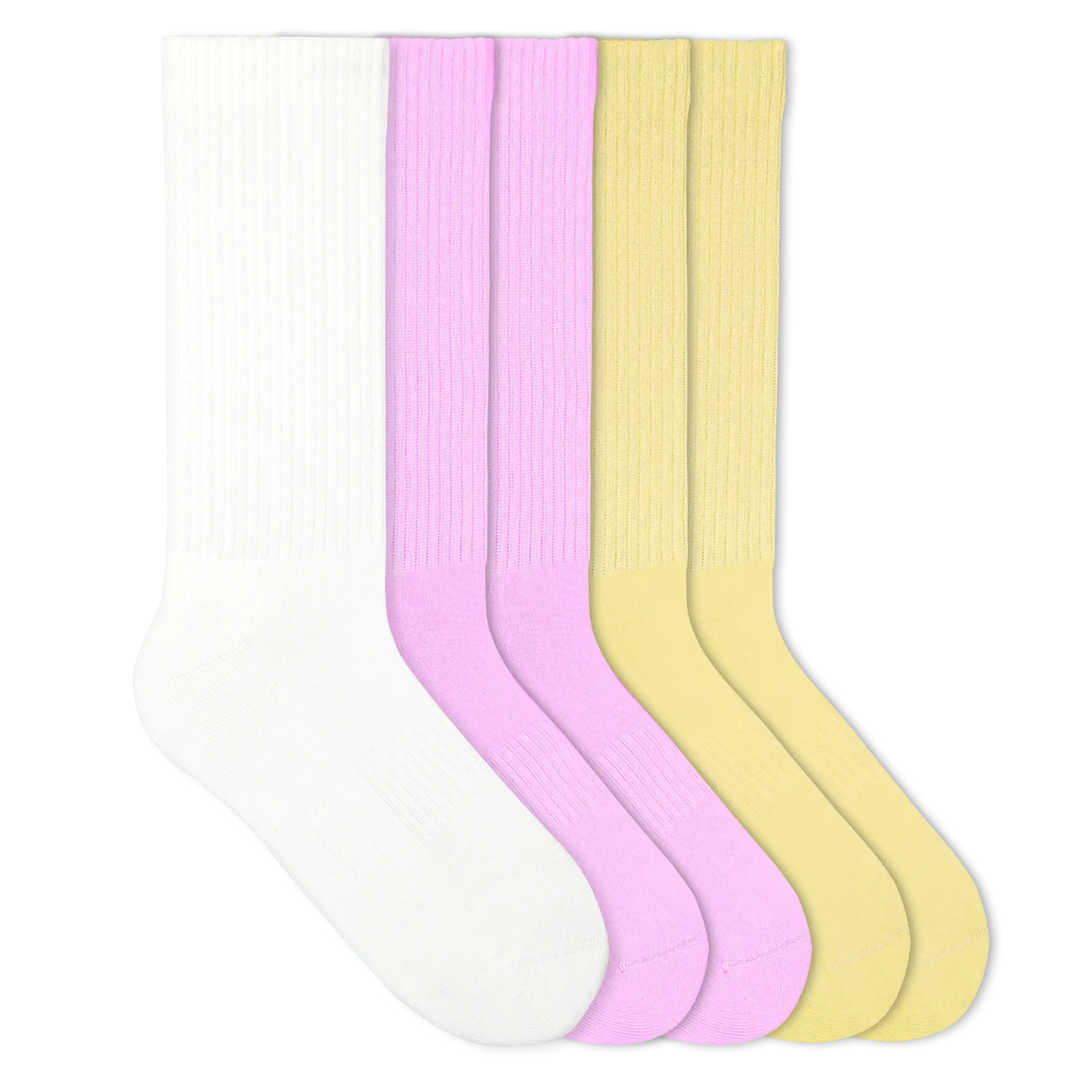 Einfarbige Tennissocken aus Bio-Baumwolle – 10er Set