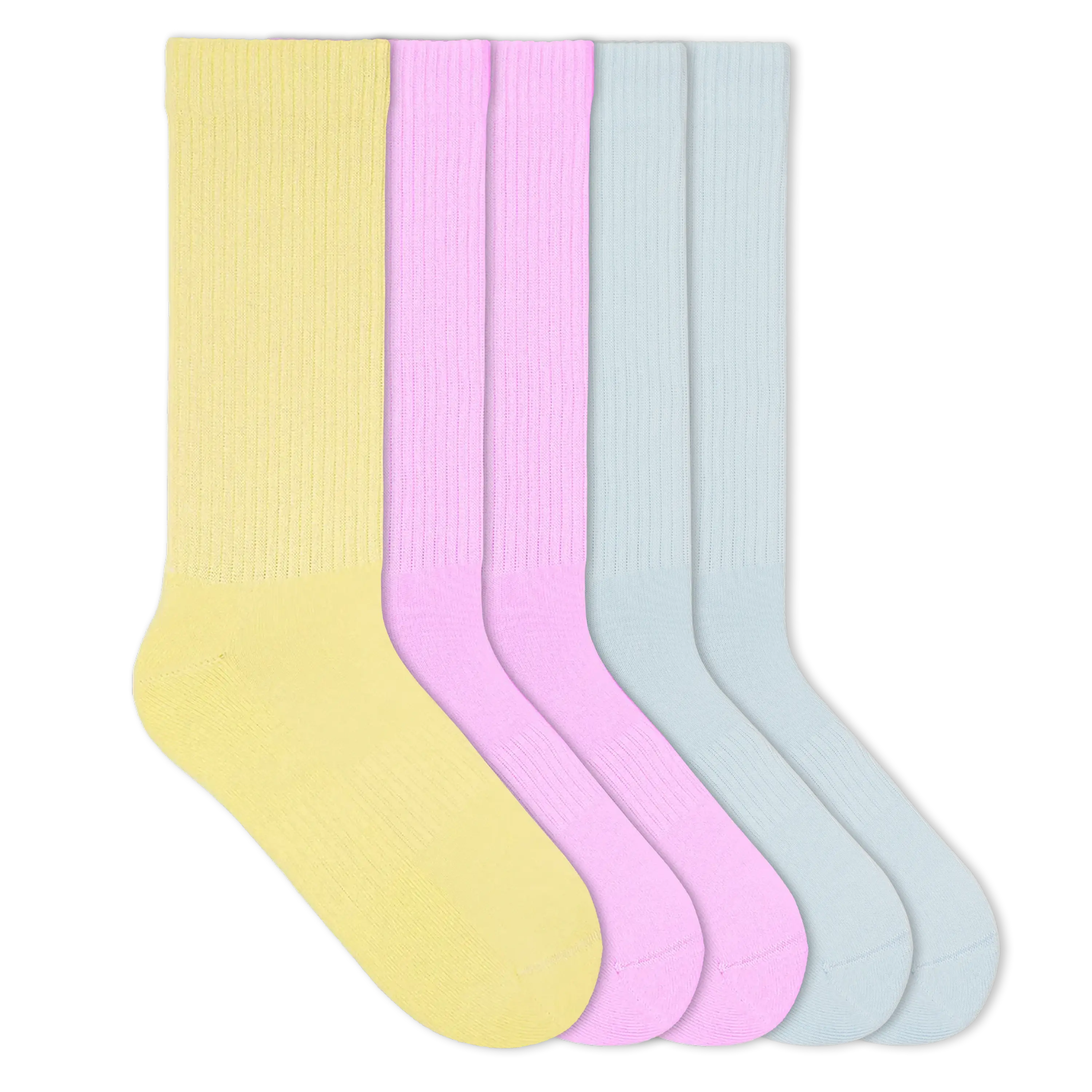 Einfarbige Tennissocken aus Bio-Baumwolle – 10er Set