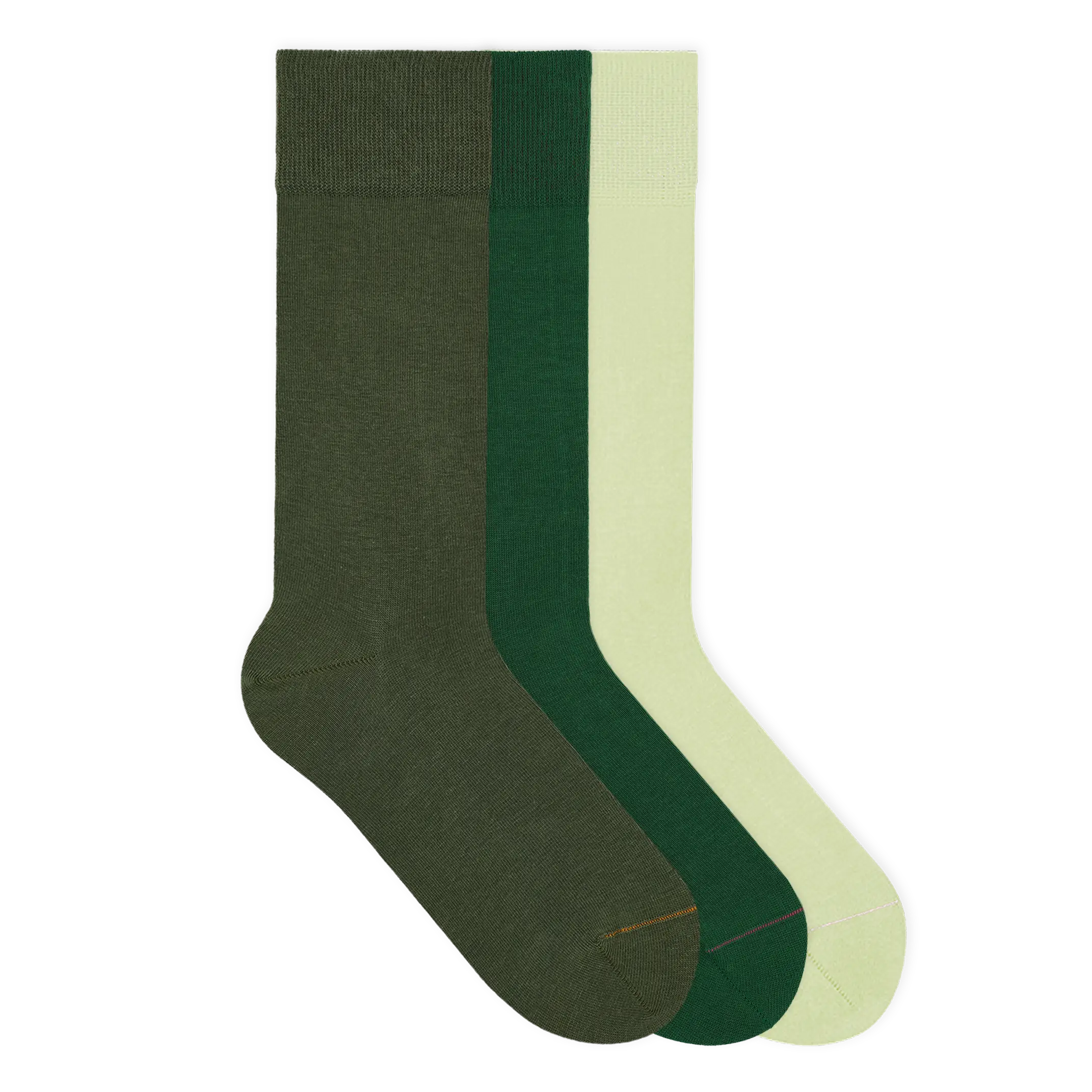 Einfarbige Socken aus Bio-Baumwolle - 3er Set