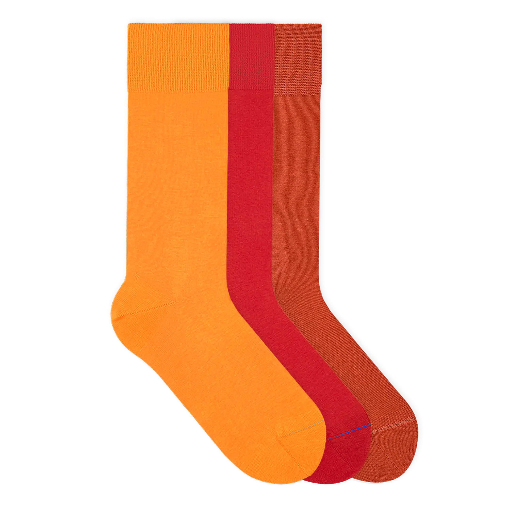 Einfarbige Socken aus Bio-Baumwolle - 3er Set