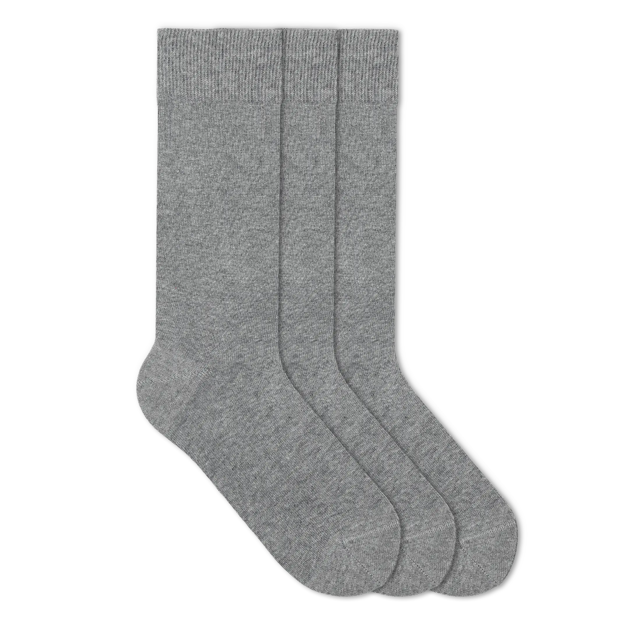 Einfarbige Socken aus Bio-Baumwolle - 3er Set