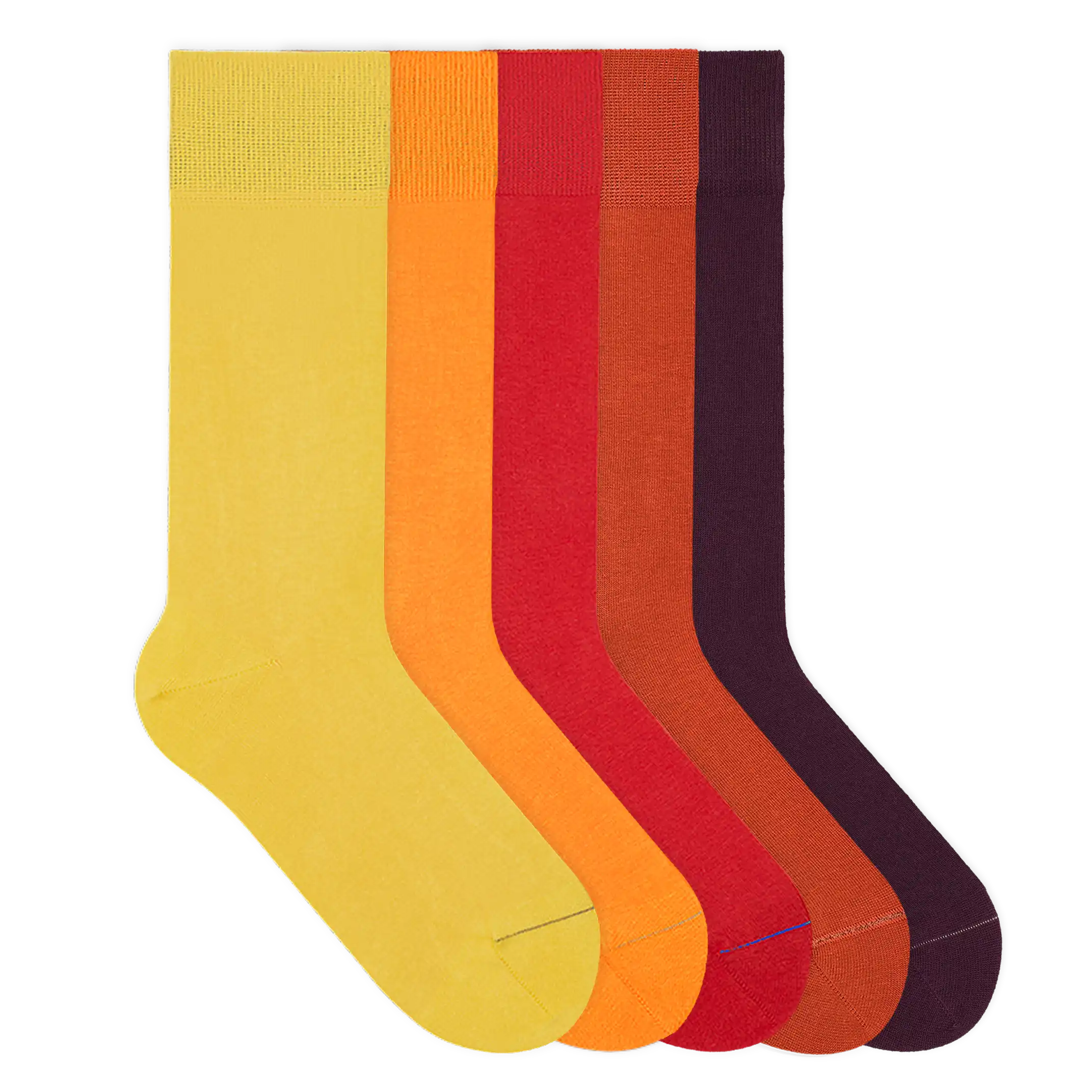 Einfarbige Socken aus Bio-Baumwolle - 5er Set