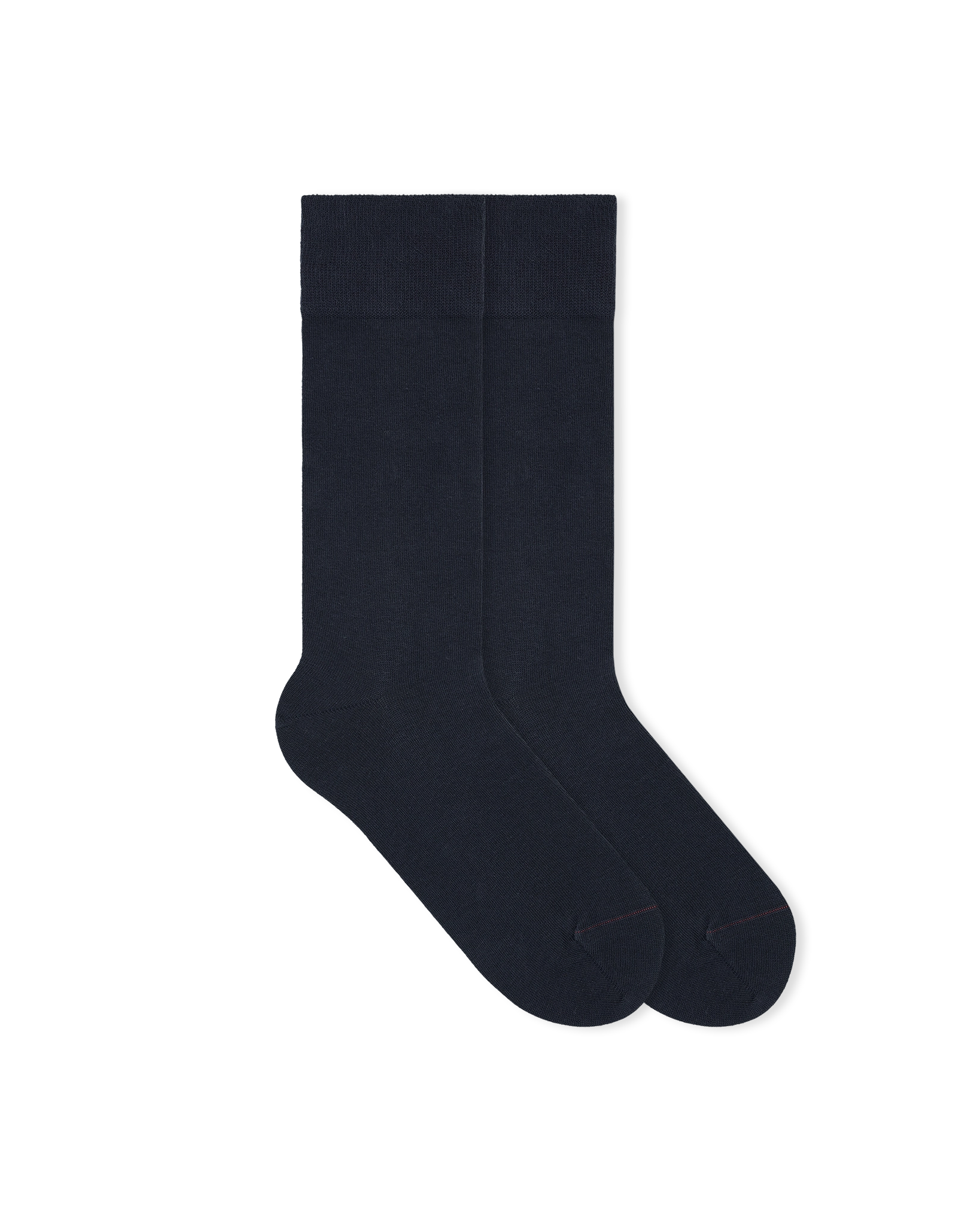 navy-classic-socks-unisex-blau-flat