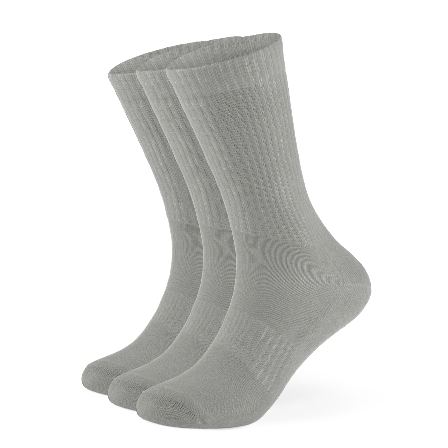 Einfarbige Tennissocken aus Bio-Baumwolle – 6er Set