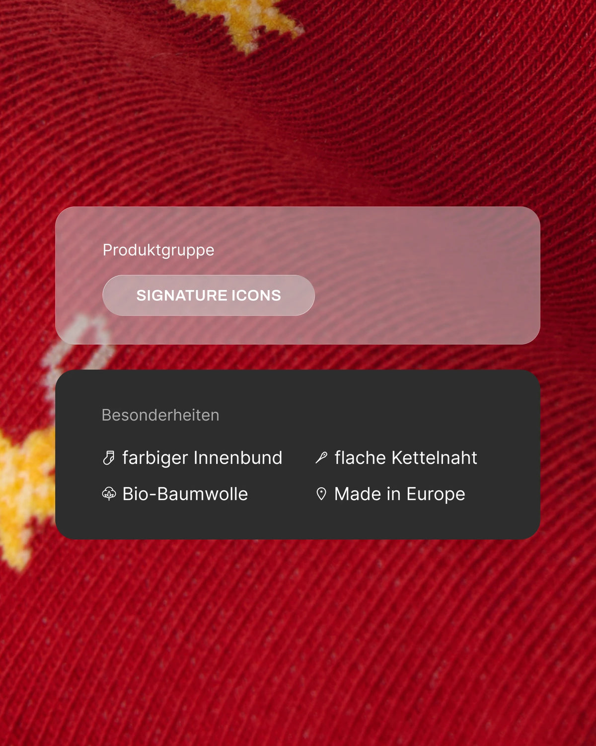 Weihnachtssocken Christbaumkugel in Bordeaux Red – Produktdetails