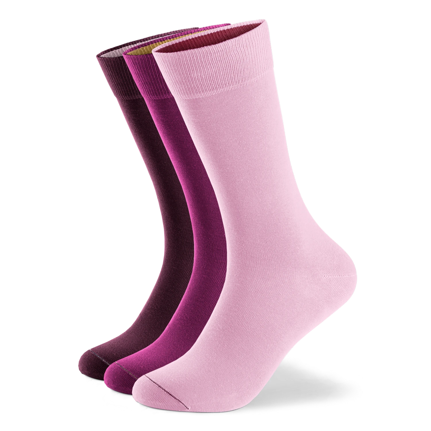 Einfarbige Socken aus Bio-Baumwolle - 3er Set