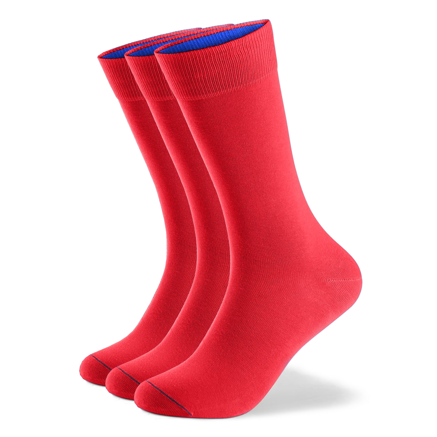 Einfarbige Socken aus Bio-Baumwolle - 3er Set