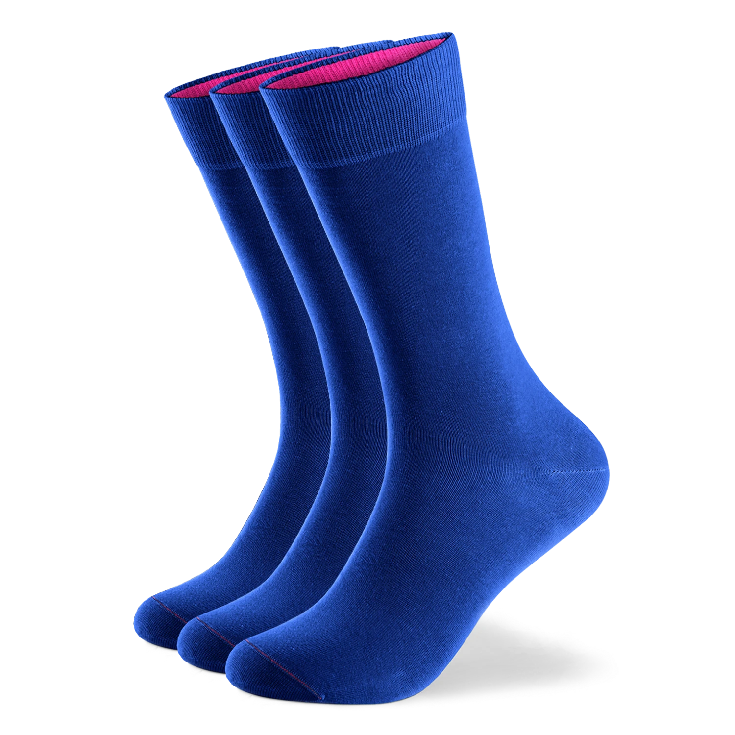 Einfarbige Socken aus Bio-Baumwolle - 3er Set