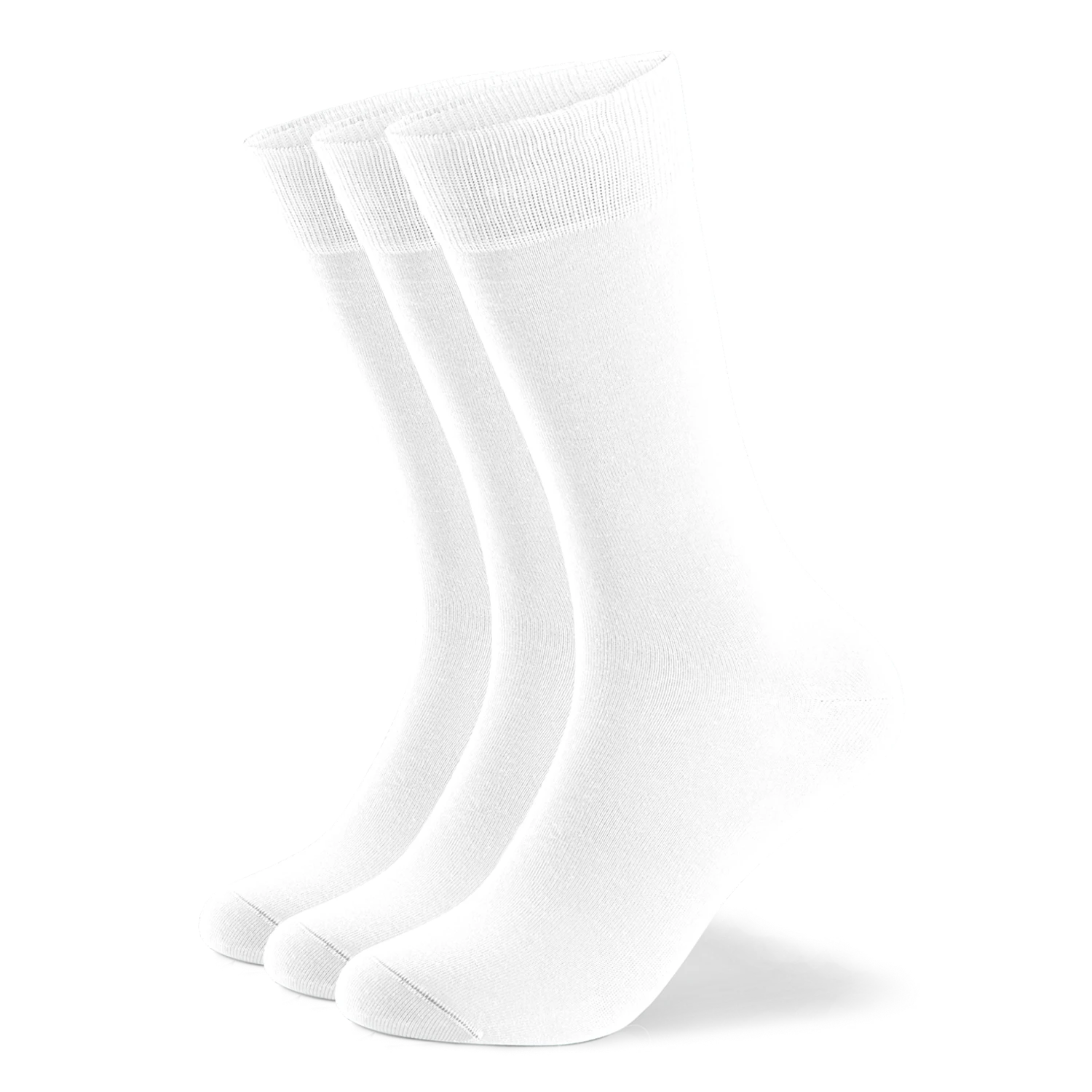 Einfarbige Socken aus Bio-Baumwolle - 3er Set