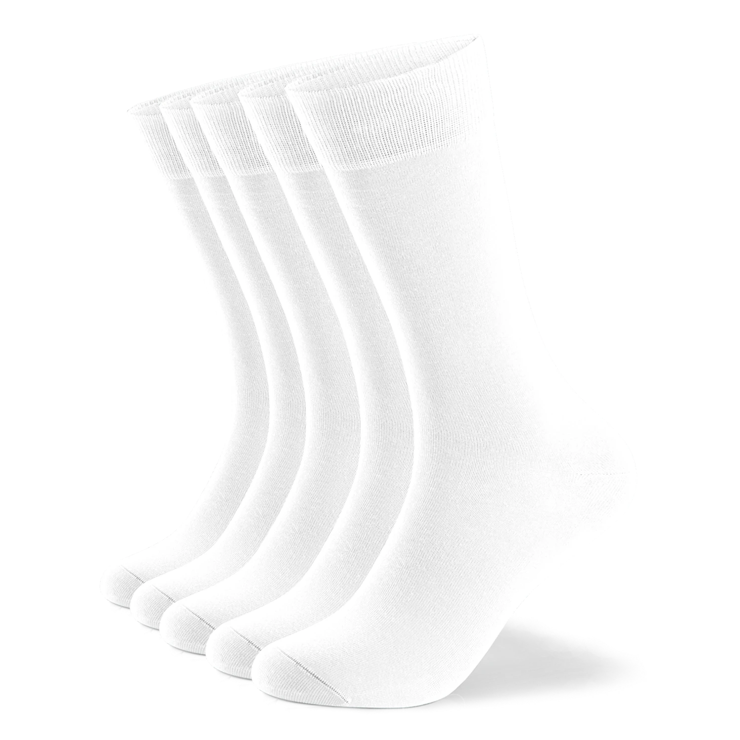 Einfarbige Socken aus Bio-Baumwolle - 5er Set