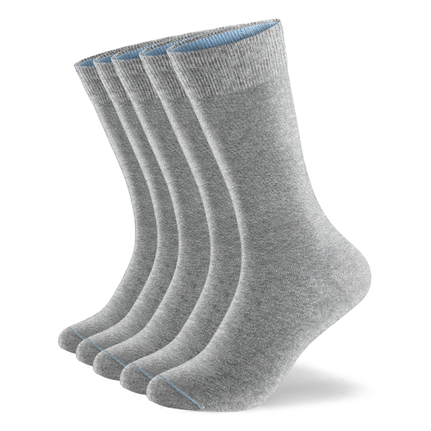 Einfarbige Socken aus Bio-Baumwolle - 5er Set