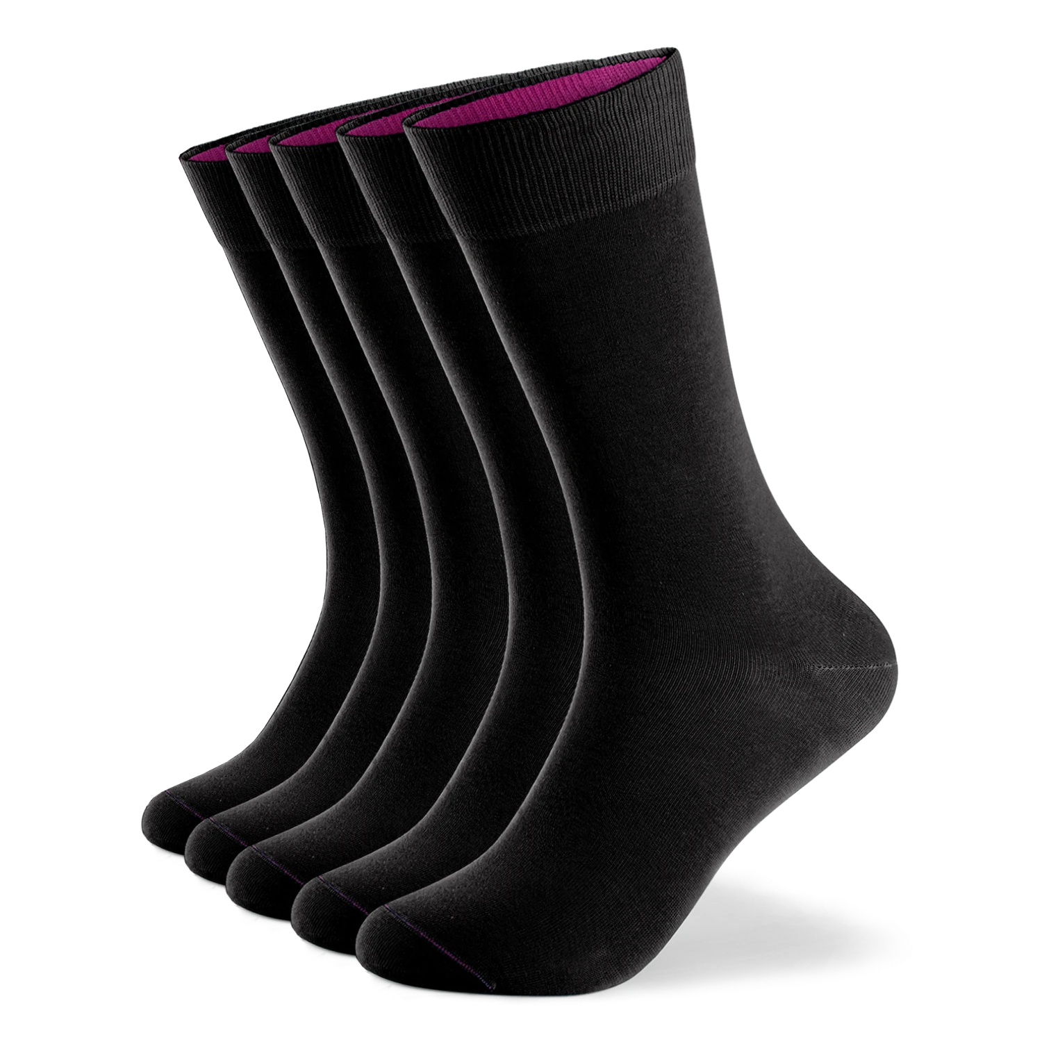 Einfarbige Socken aus Bio-Baumwolle - 5er Set