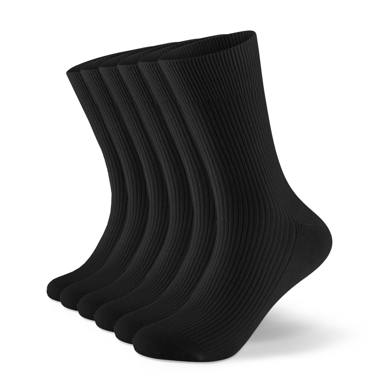 Feingerippte Socken aus Bio-Baumwolle - 6er Set