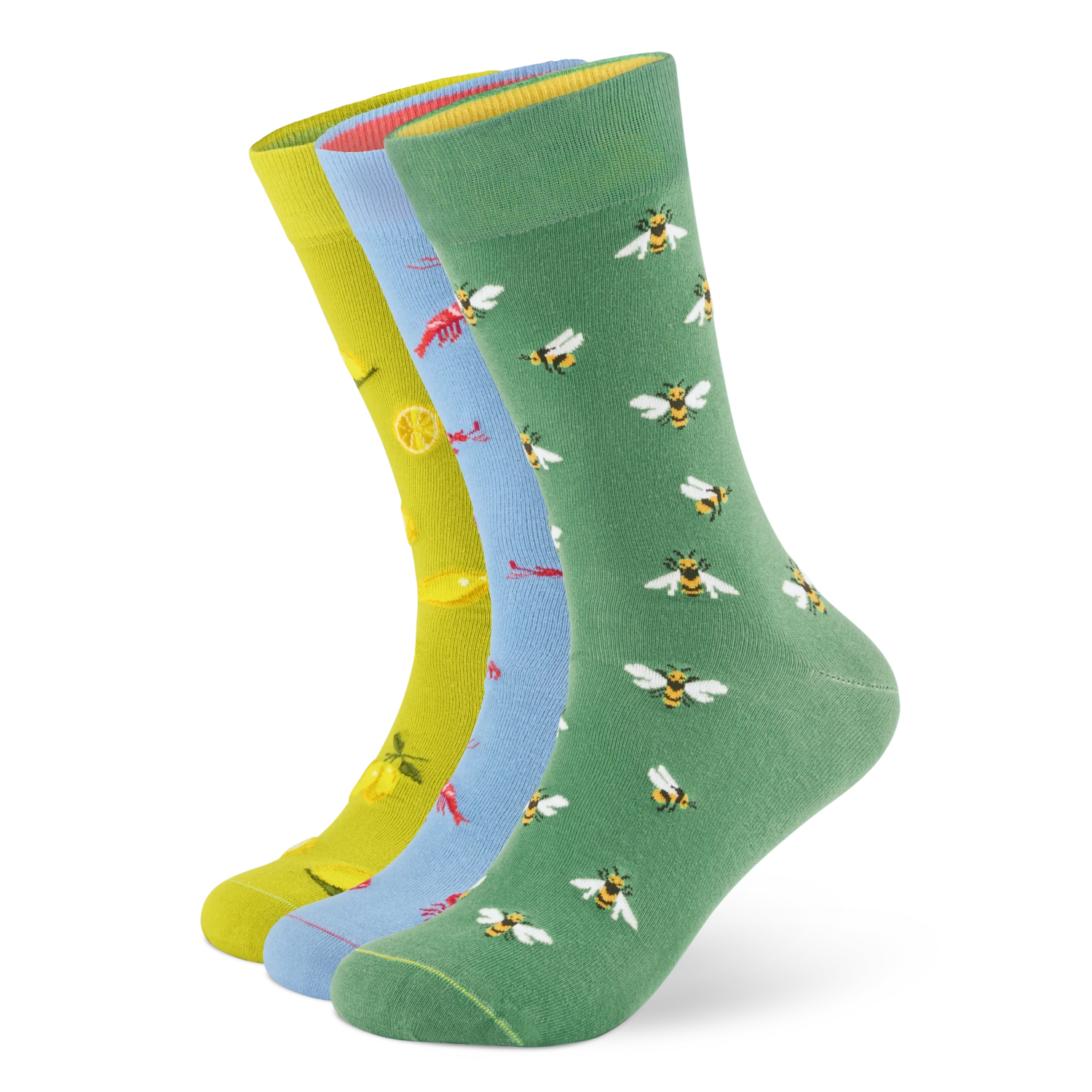 Motivsocken aus Bio-Baumwolle - 3er Set