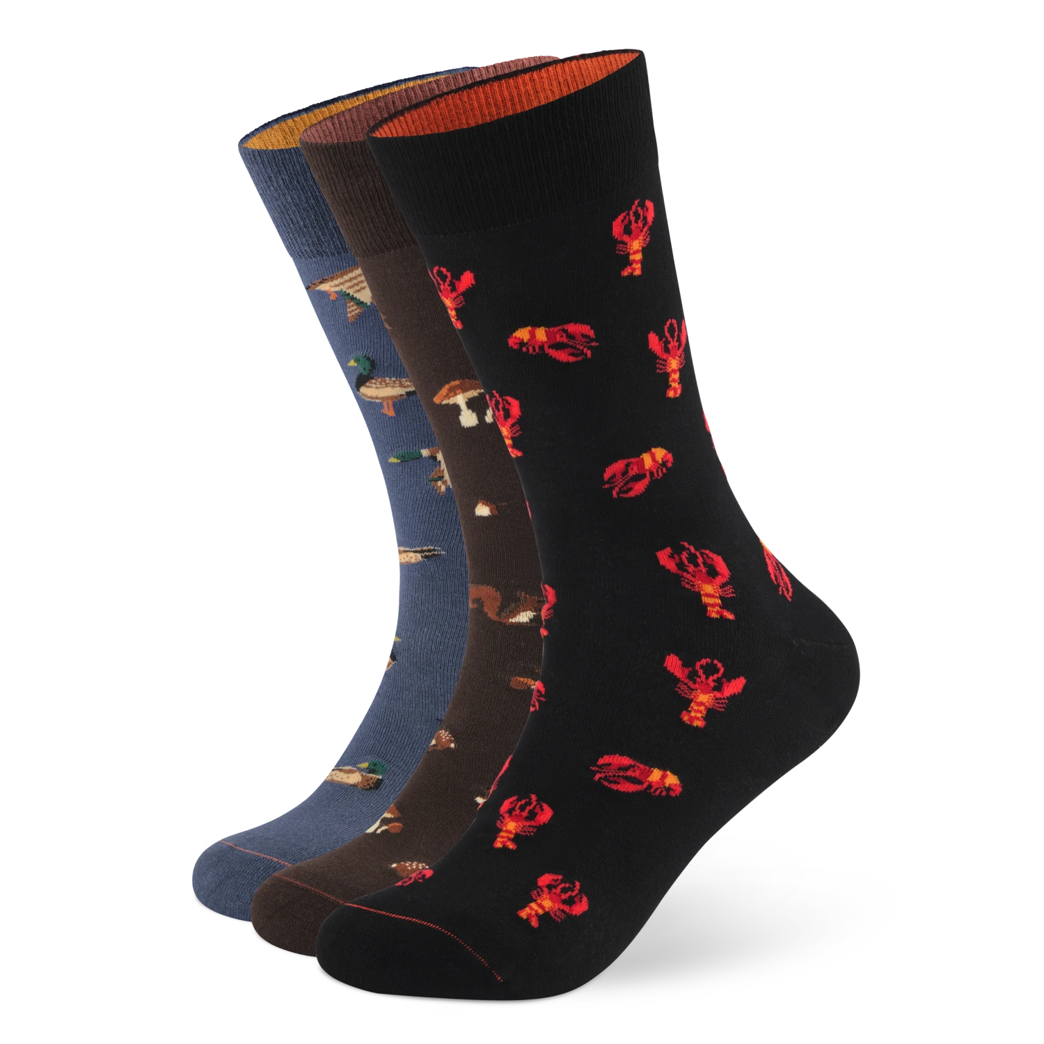 Motivsocken aus Bio-Baumwolle - 3er Set