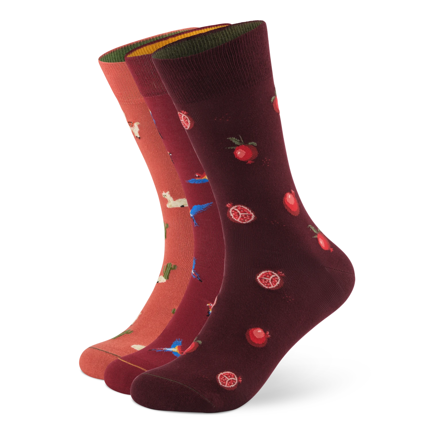 Motivsocken aus Bio-Baumwolle - 3er Set