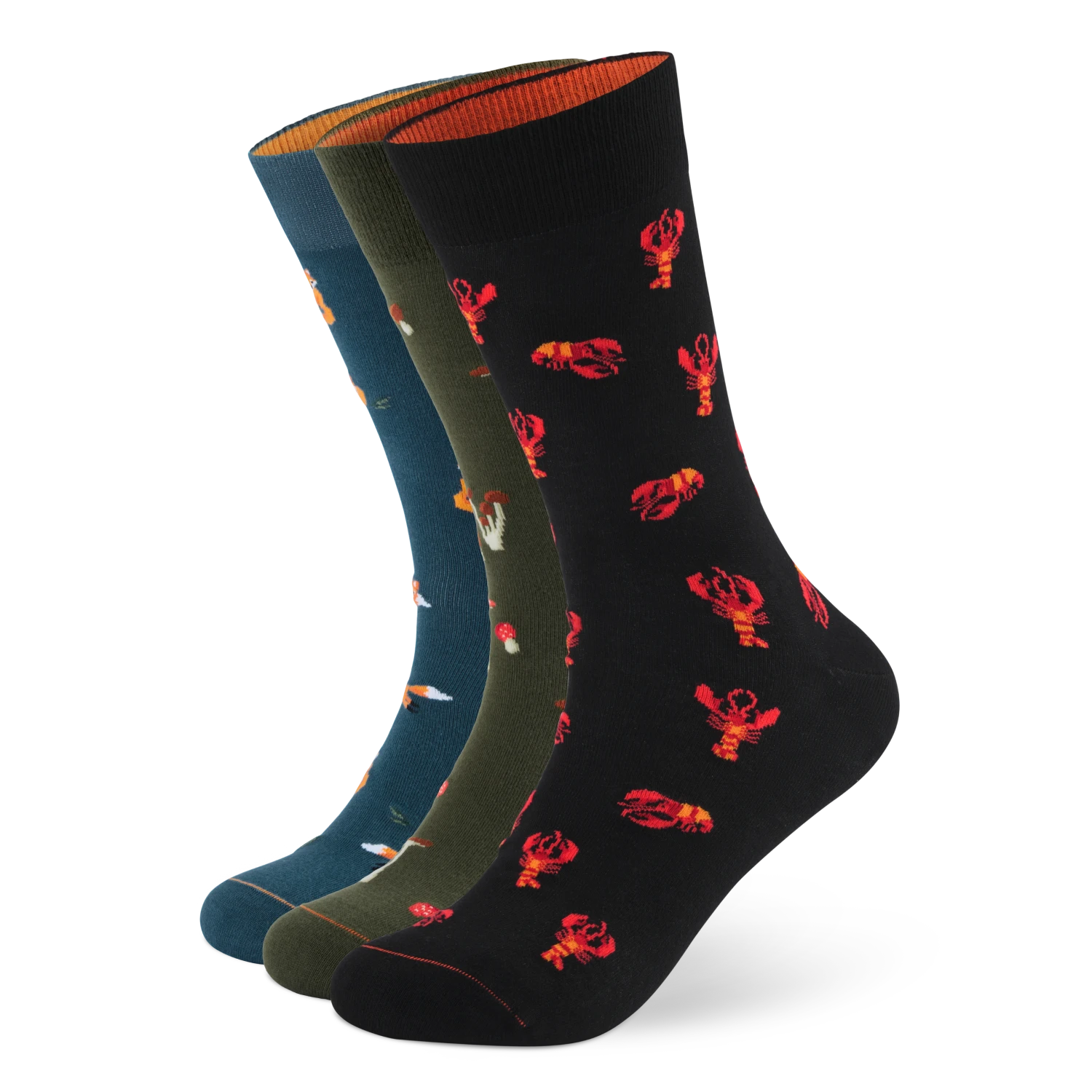 Motivsocken aus Bio-Baumwolle - 3er Set