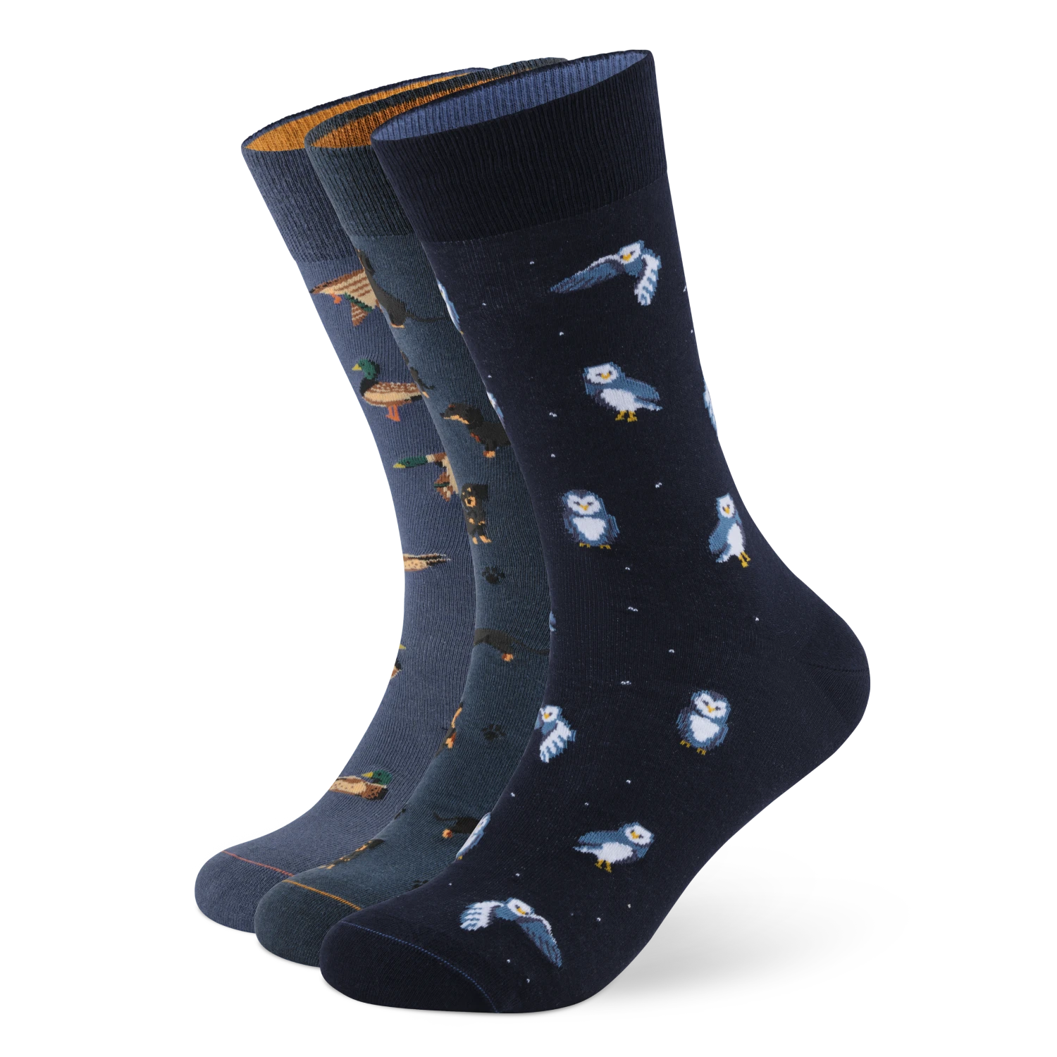 Motivsocken aus Bio-Baumwolle - 3er Set