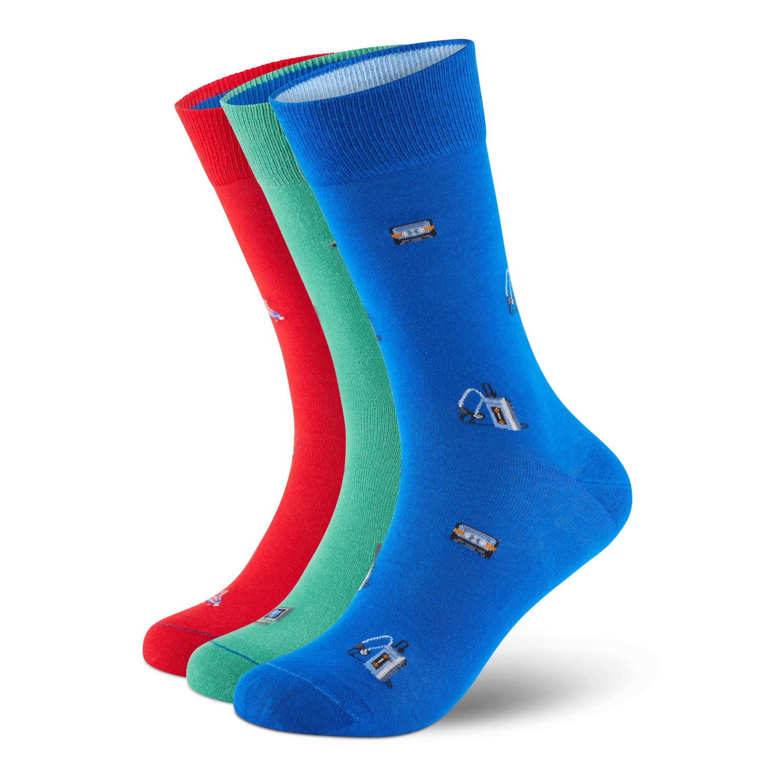 Motivsocken aus Bio-Baumwolle - 3er Set