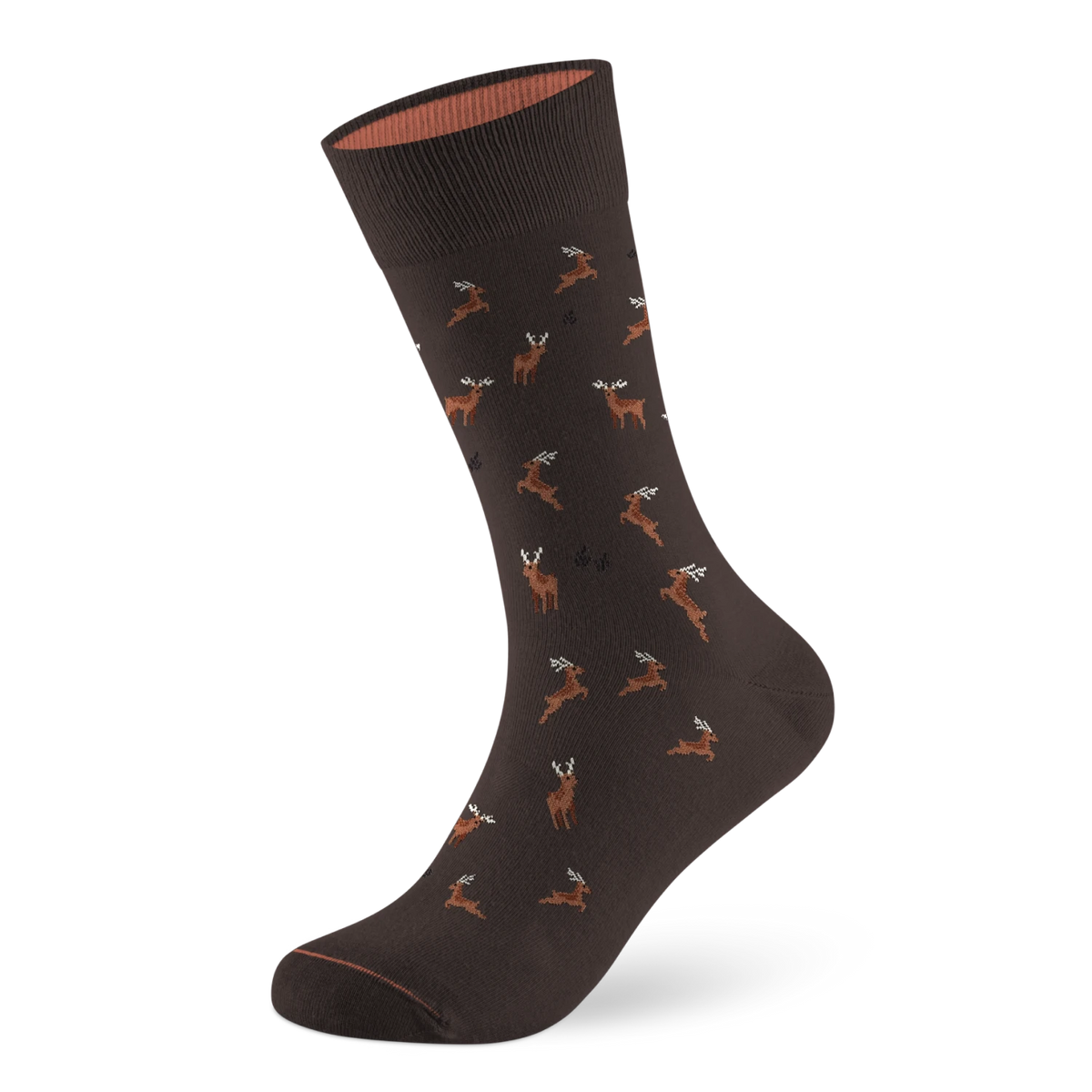 Weihnachtssocke Reindeer Chestnut Brown