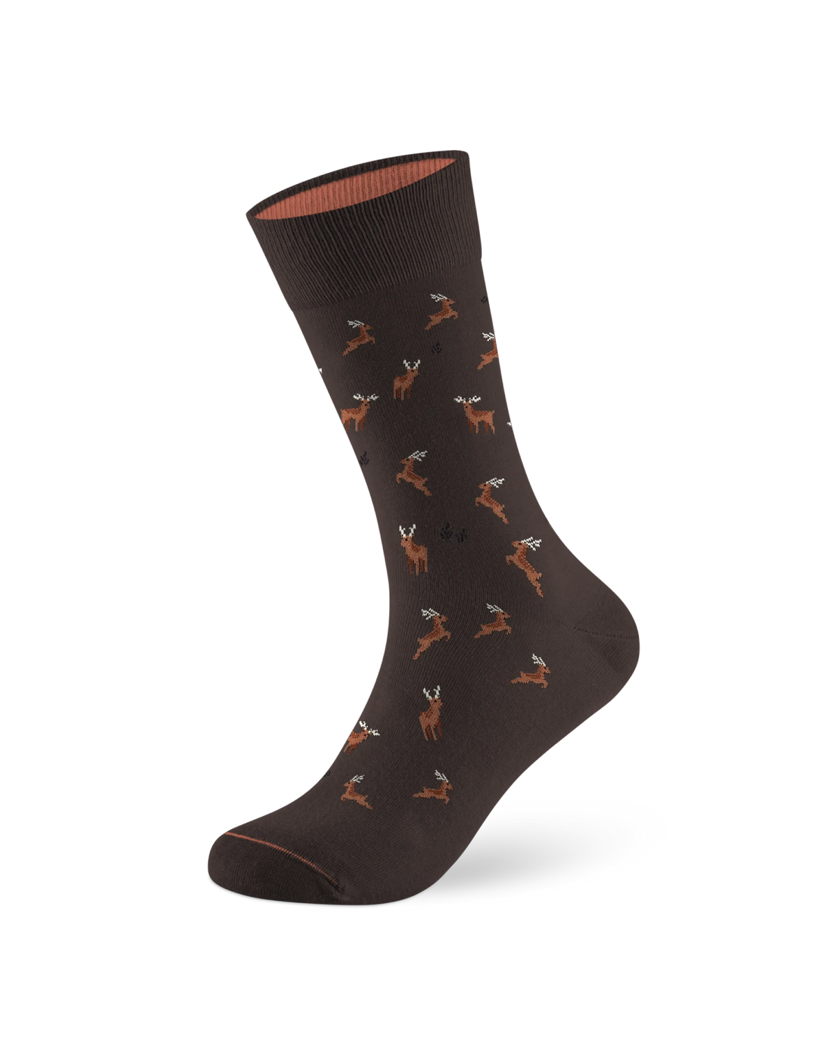 Weihnachtssocke Reindeer Chestnut Brown