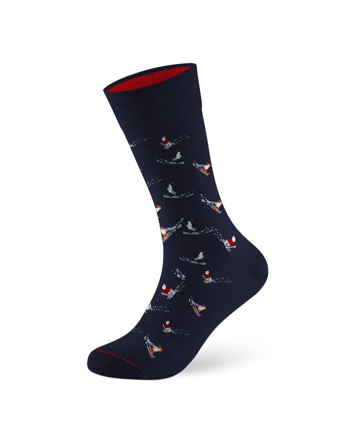 Weihnachtssocke Slalom Oxford Blue