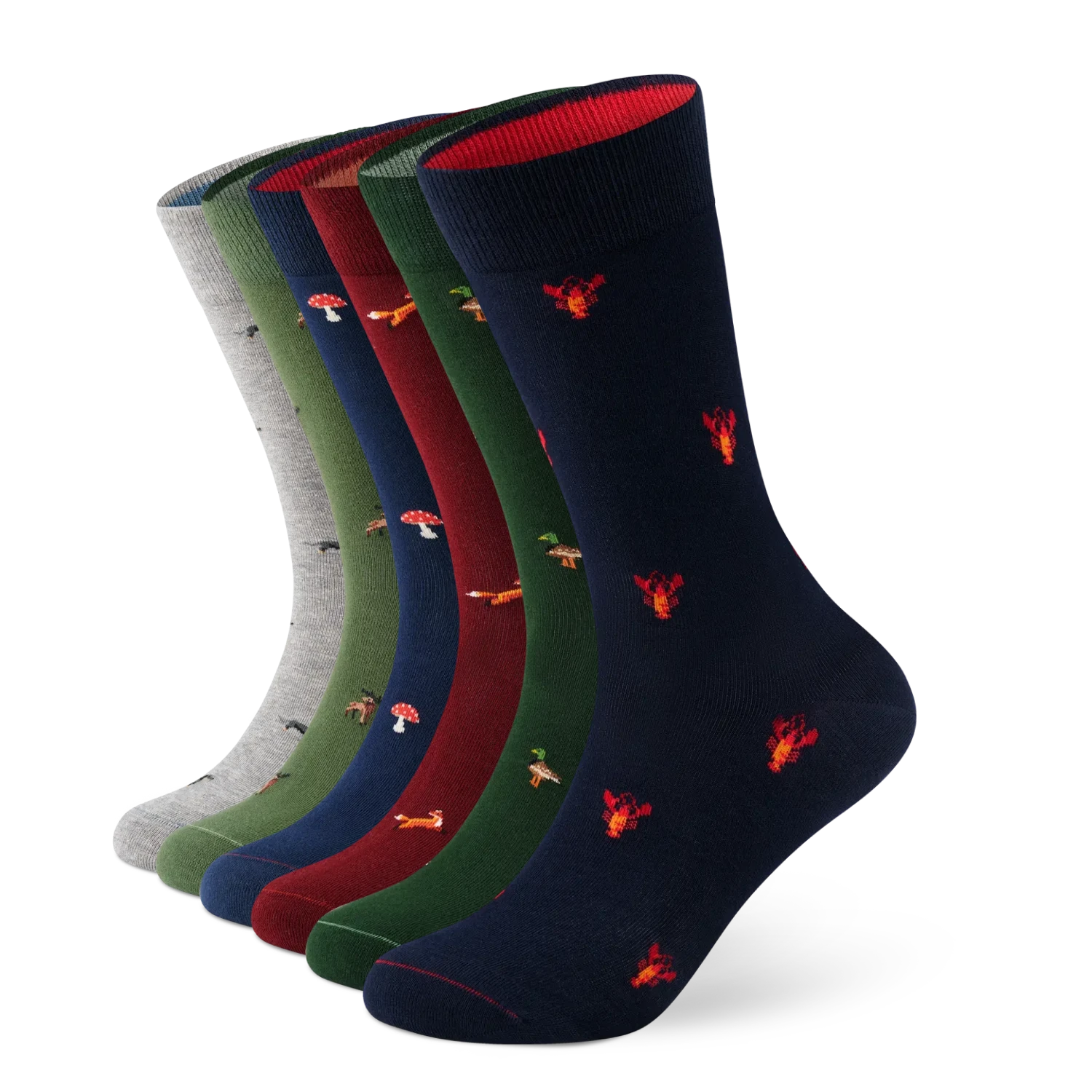 Motivsocken mit Mini-Icons - Sets