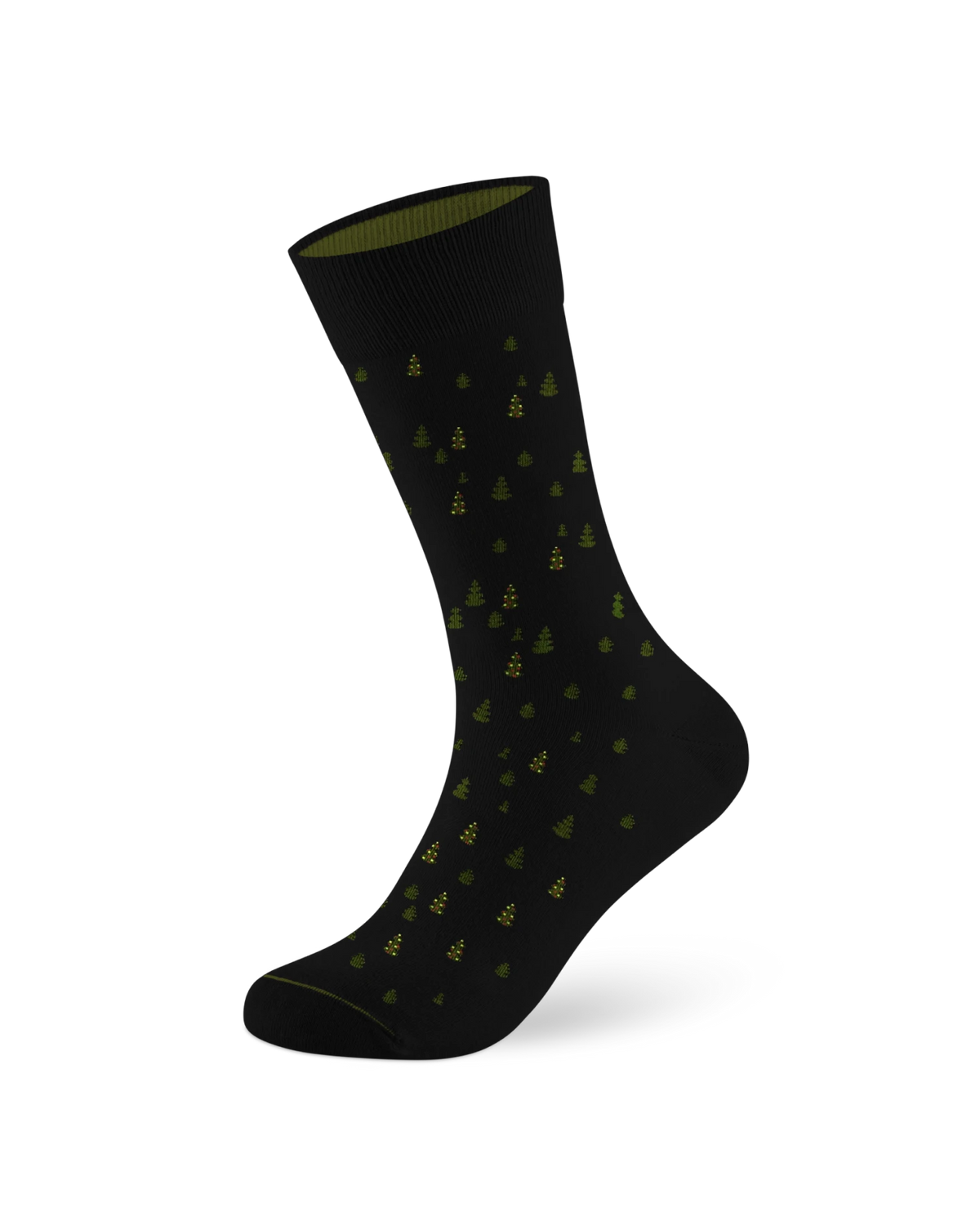Weihnachtssocke Christmas Tree Raven Black