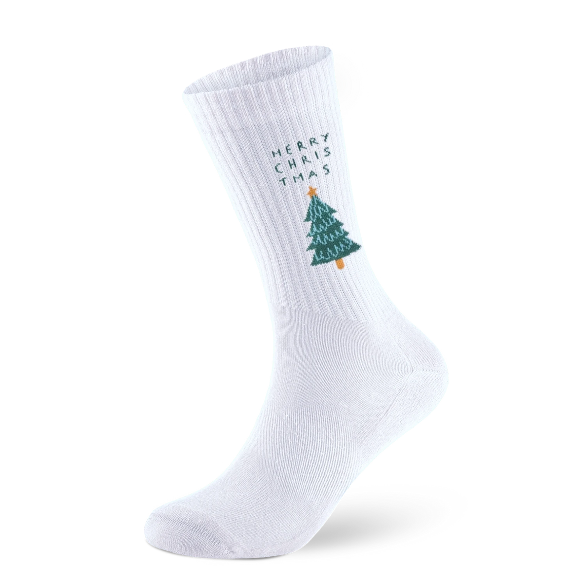 Tennissocke Tree White