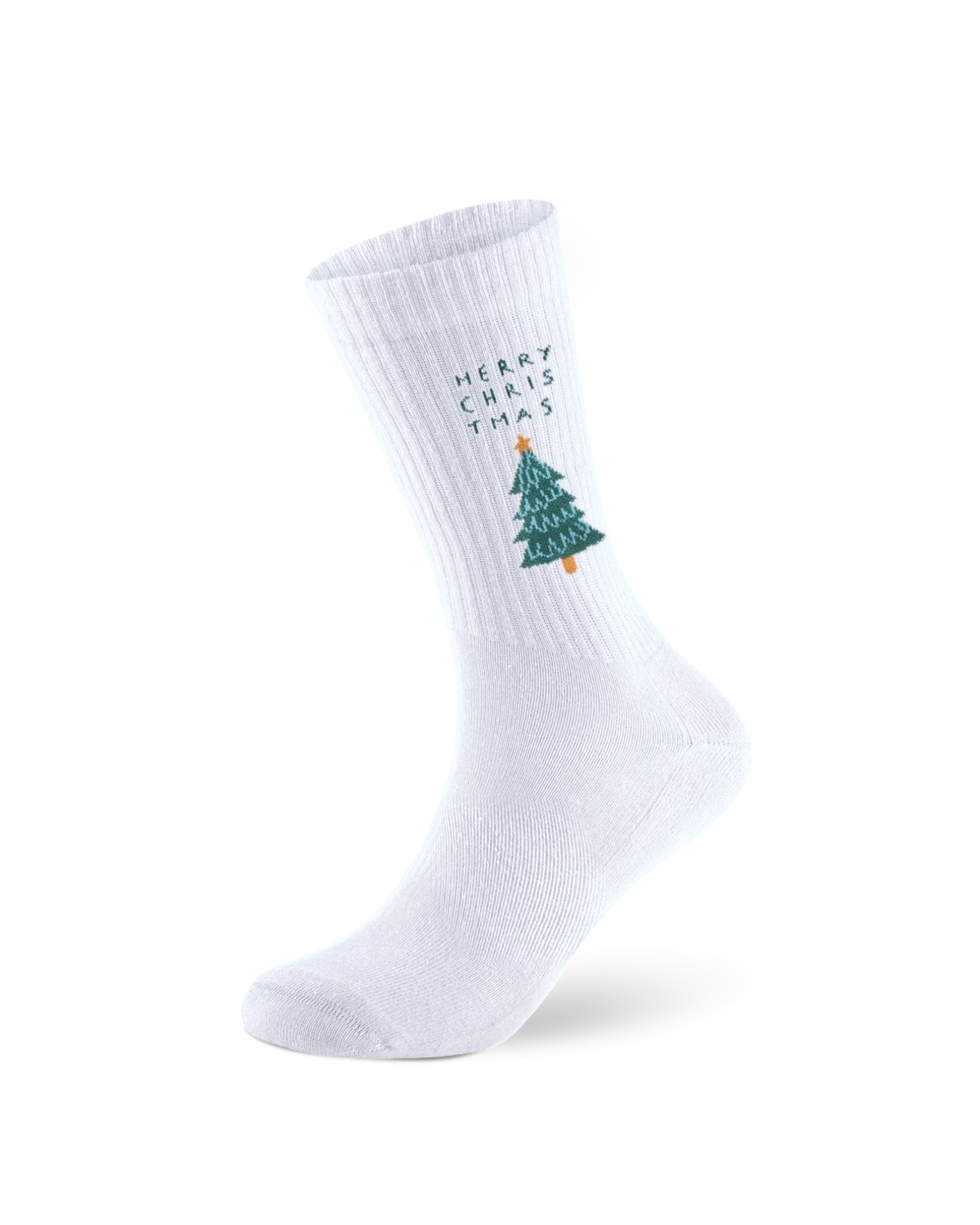 Tennissocke Tree White