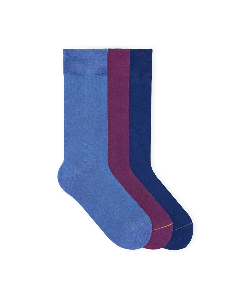 classic-bunte-socken-anzüge-blau