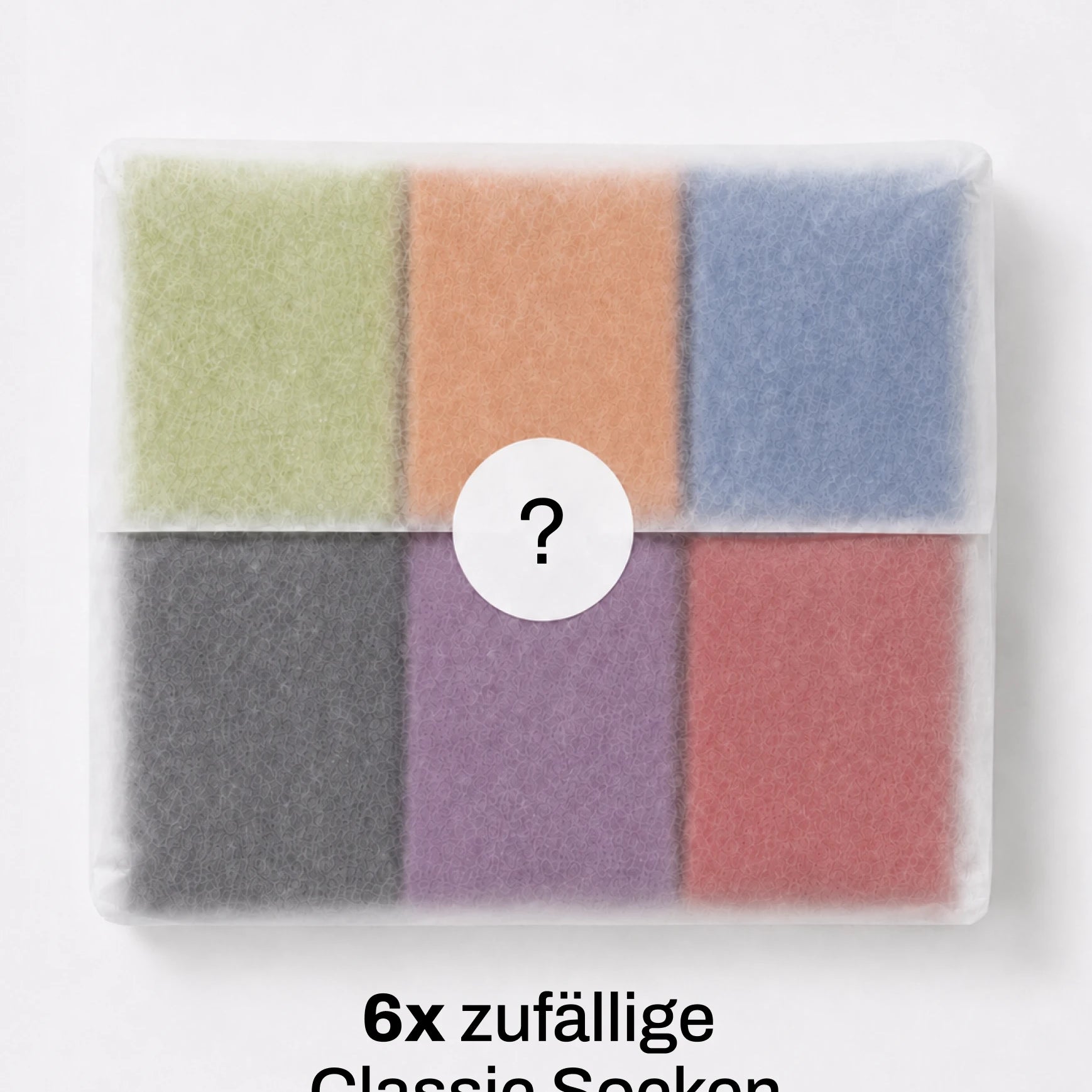 Einfarbige Socken im Mystery Bundle