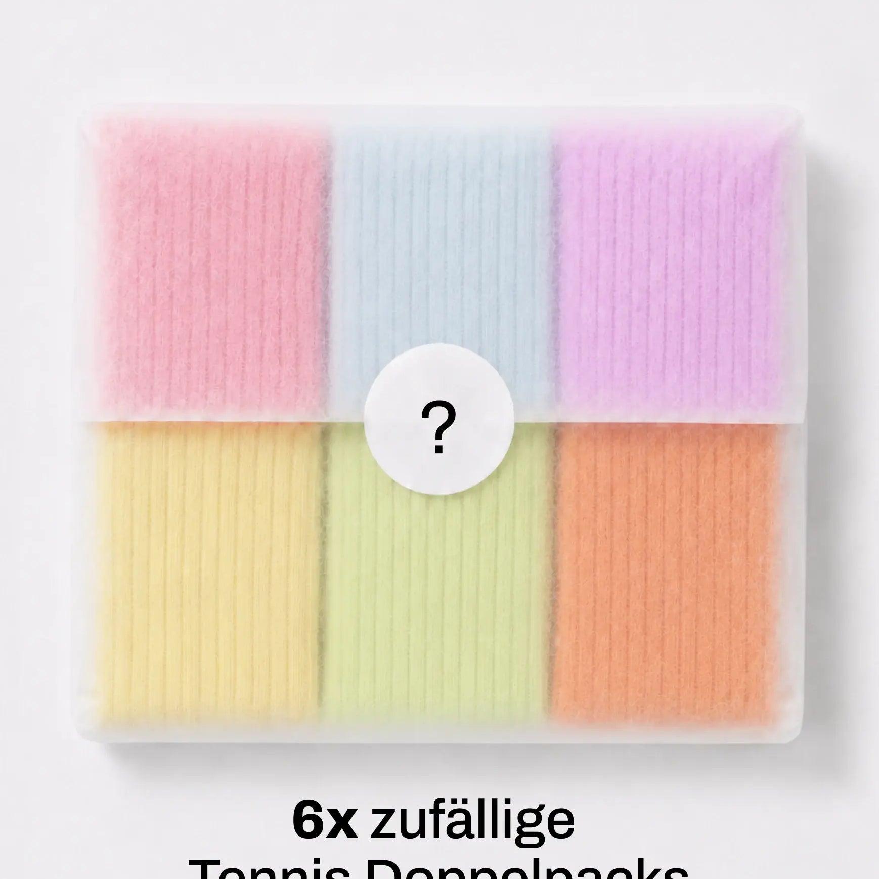 Einfarbige Tennissocken im Mystery Bundle
