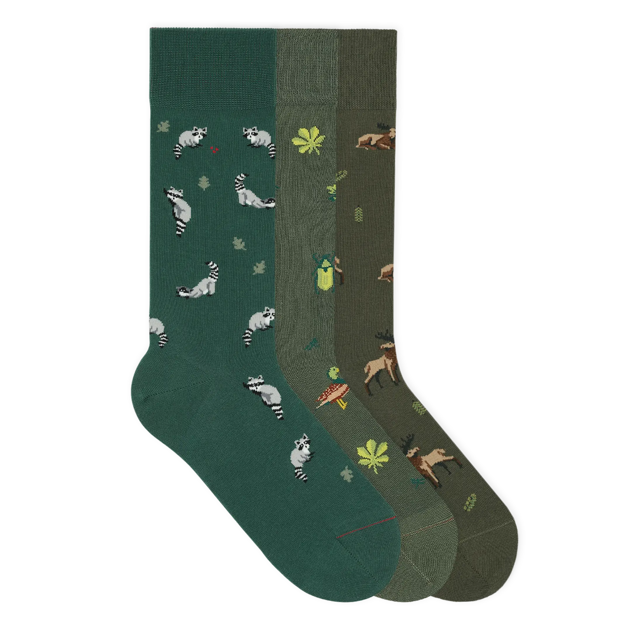 Motivsocken aus Bio-Baumwolle - 3er Set