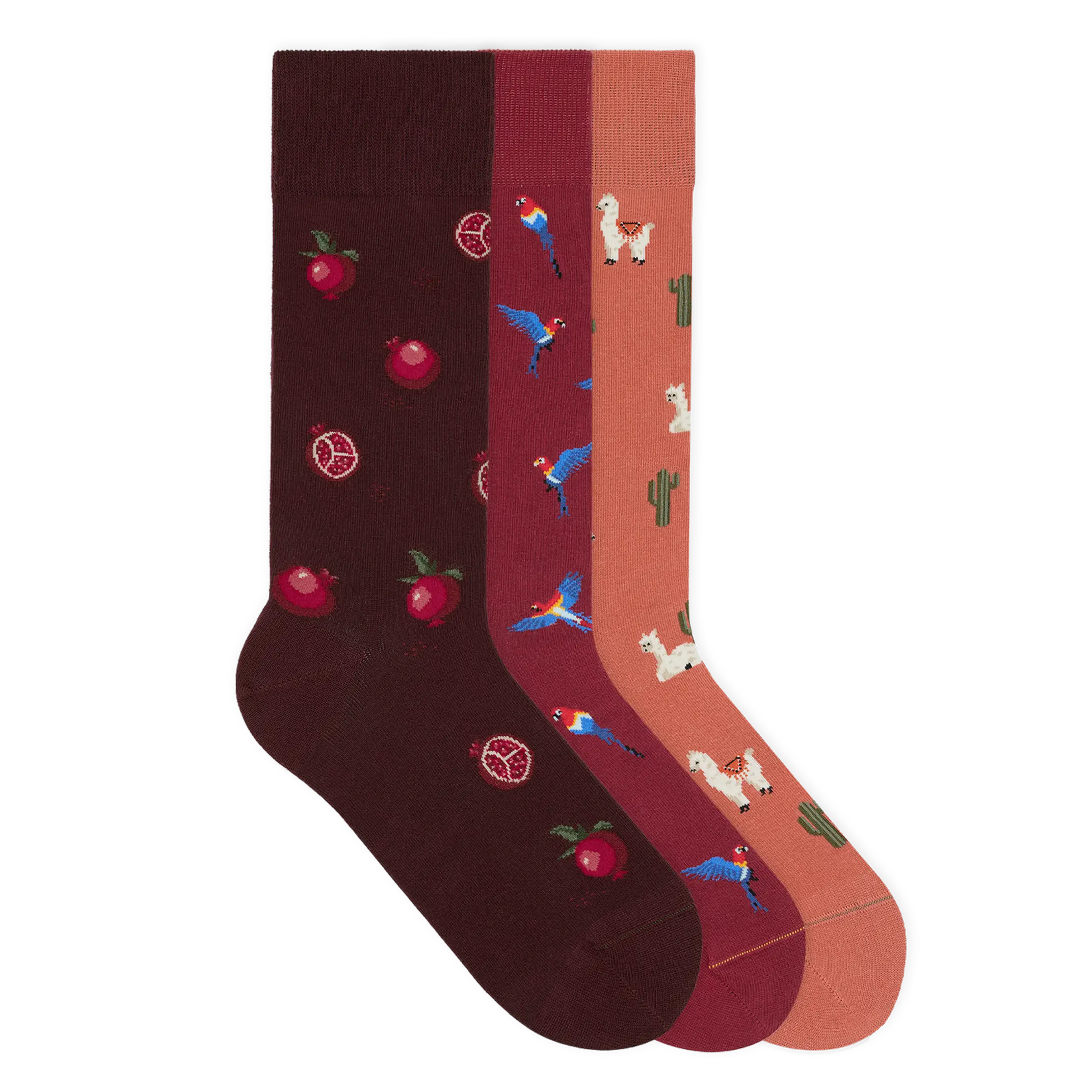 Motivsocken aus Bio-Baumwolle - 3er Set