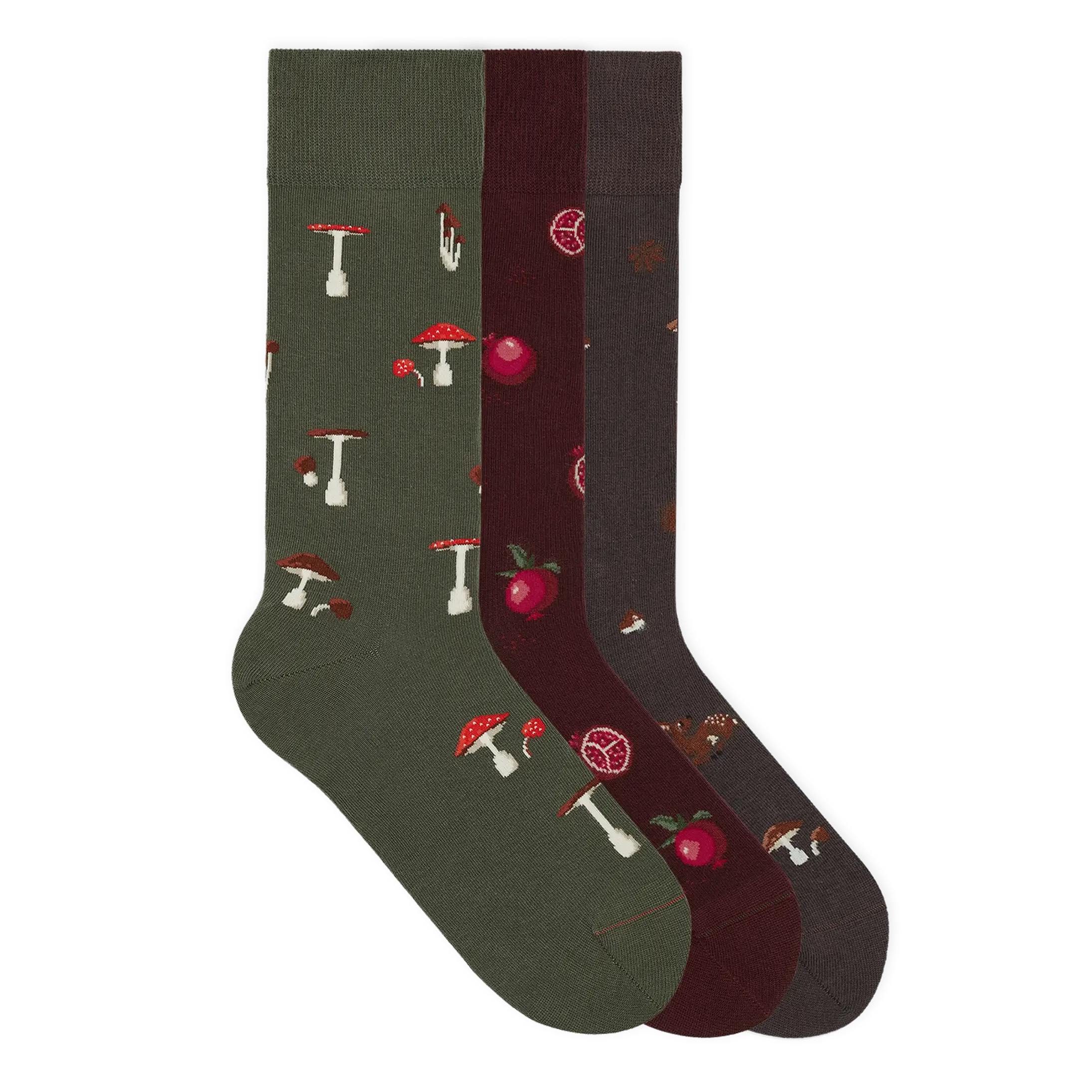 Motivsocken aus Bio-Baumwolle - 3er Set