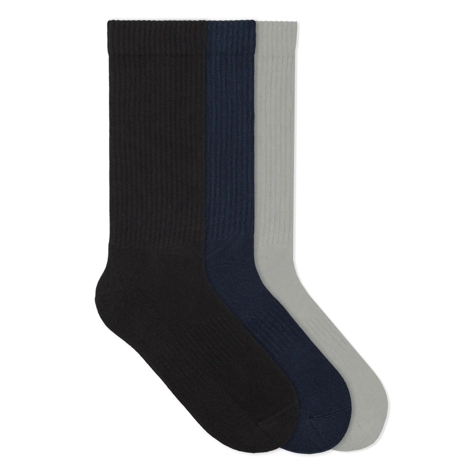 Einfarbige Tennissocken aus Bio-Baumwolle – 6er Set
