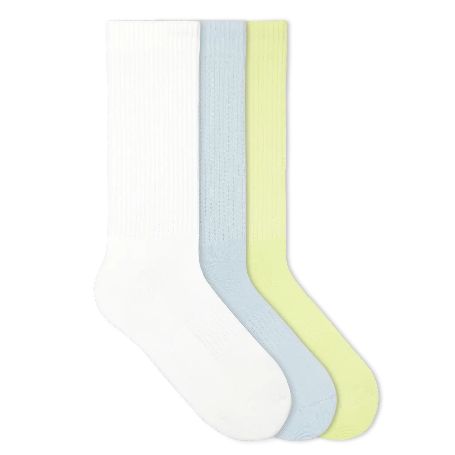 Einfarbige Tennissocken aus Bio-Baumwolle – 6er Set