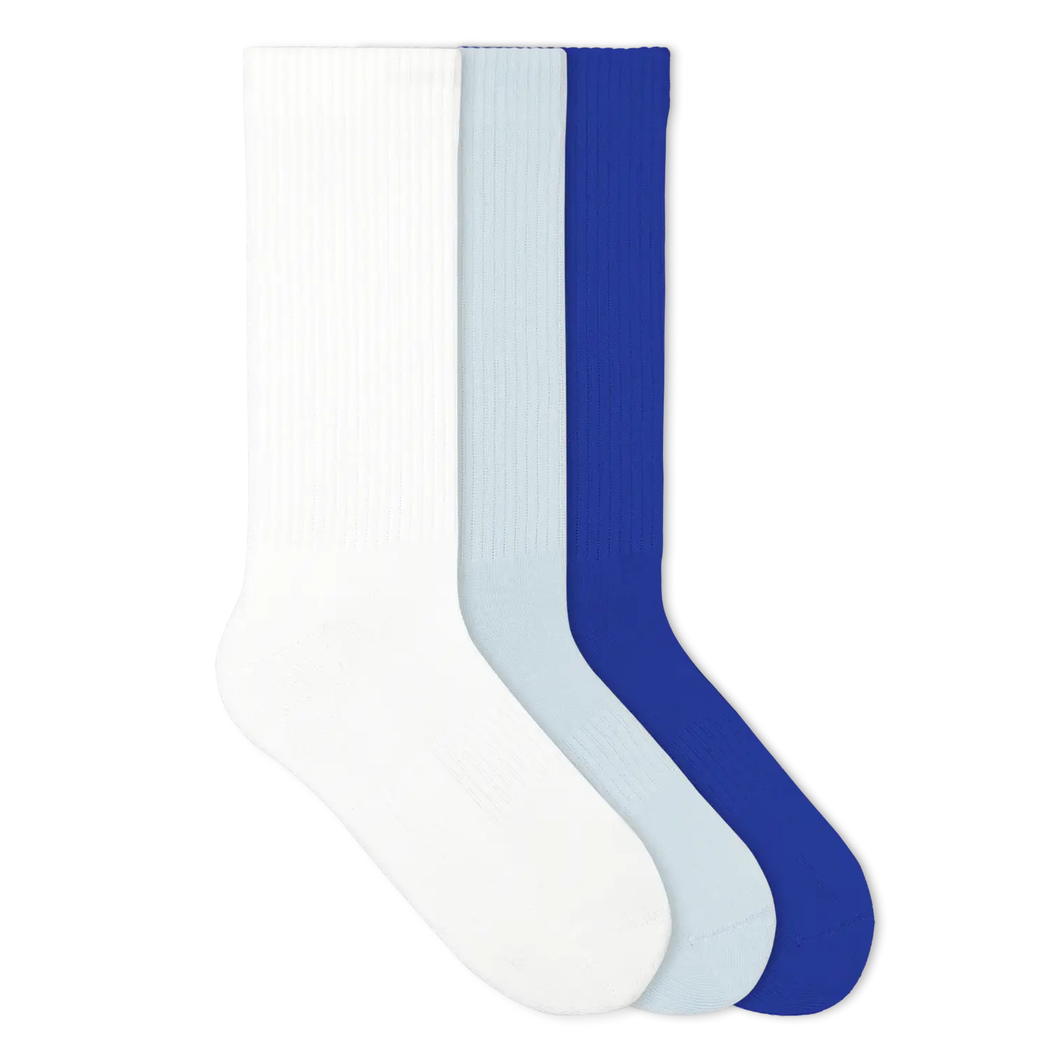 Einfarbige Tennissocken aus Bio-Baumwolle – 6er Set