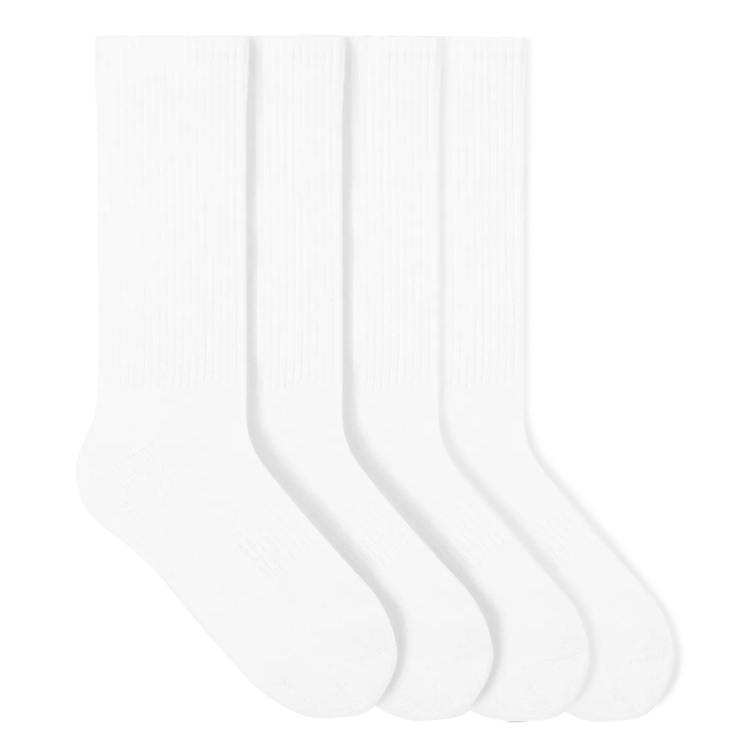 Einfarbige Tennis Socken | 2 Paar