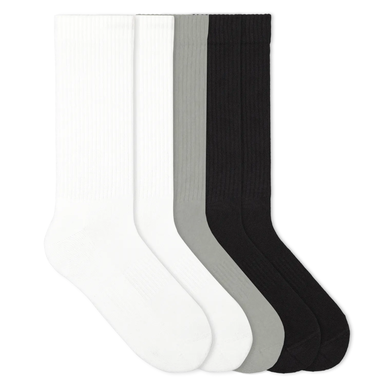 Einfarbige Tennissocken aus Bio-Baumwolle – 10er Set