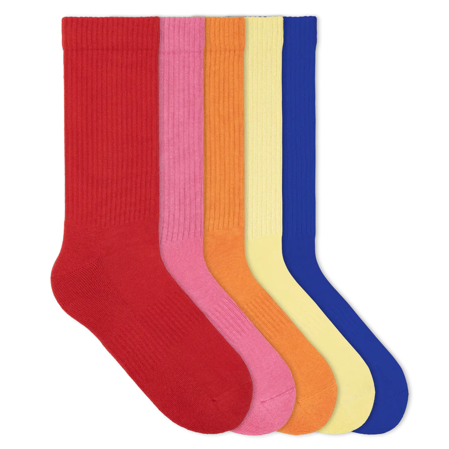 Einfarbige Tennissocken aus Bio-Baumwolle – 10er Set