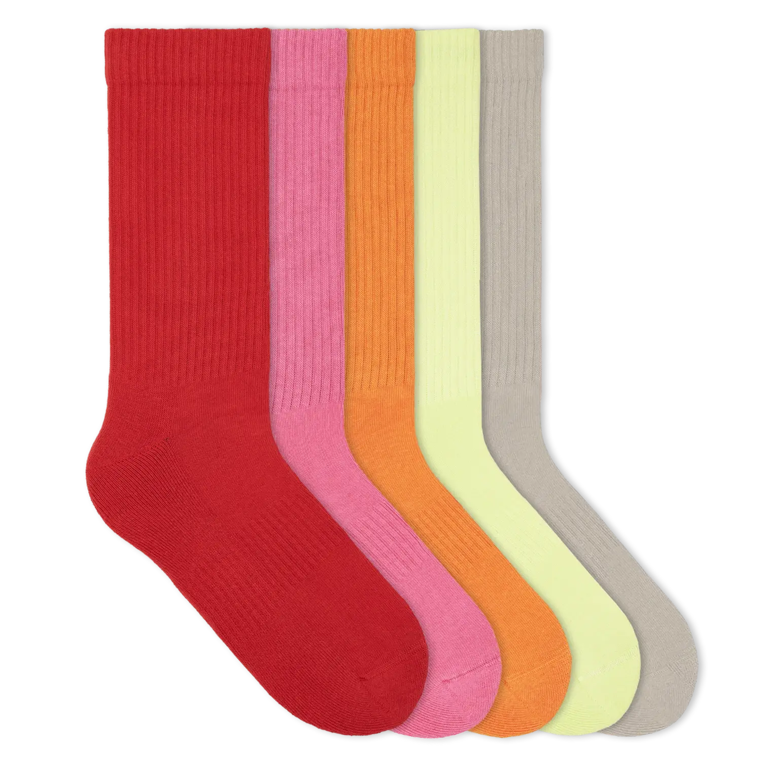 Einfarbige Tennissocken aus Bio-Baumwolle โ 10er Set