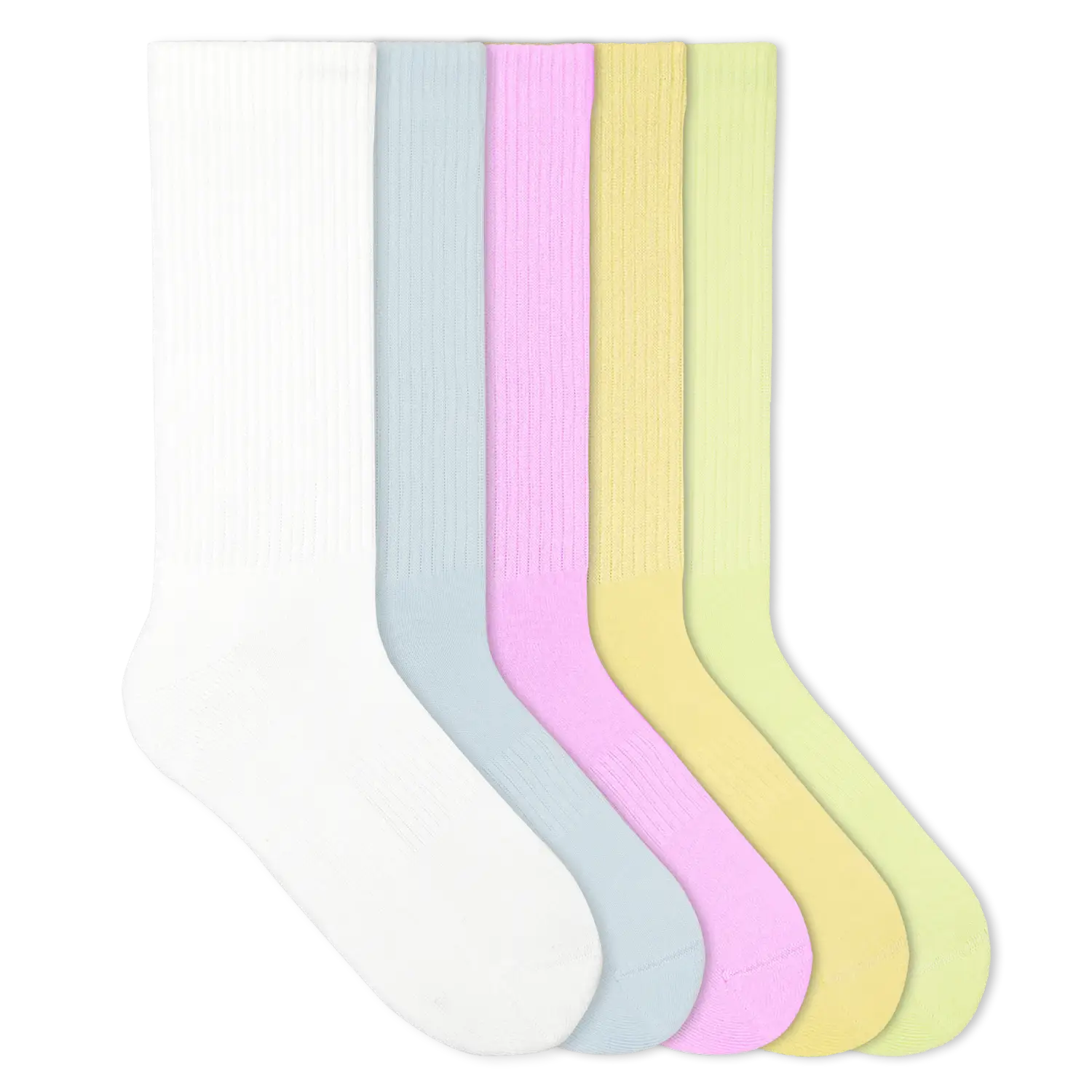 Einfarbige Tennissocken aus Bio-Baumwolle – 10er Set