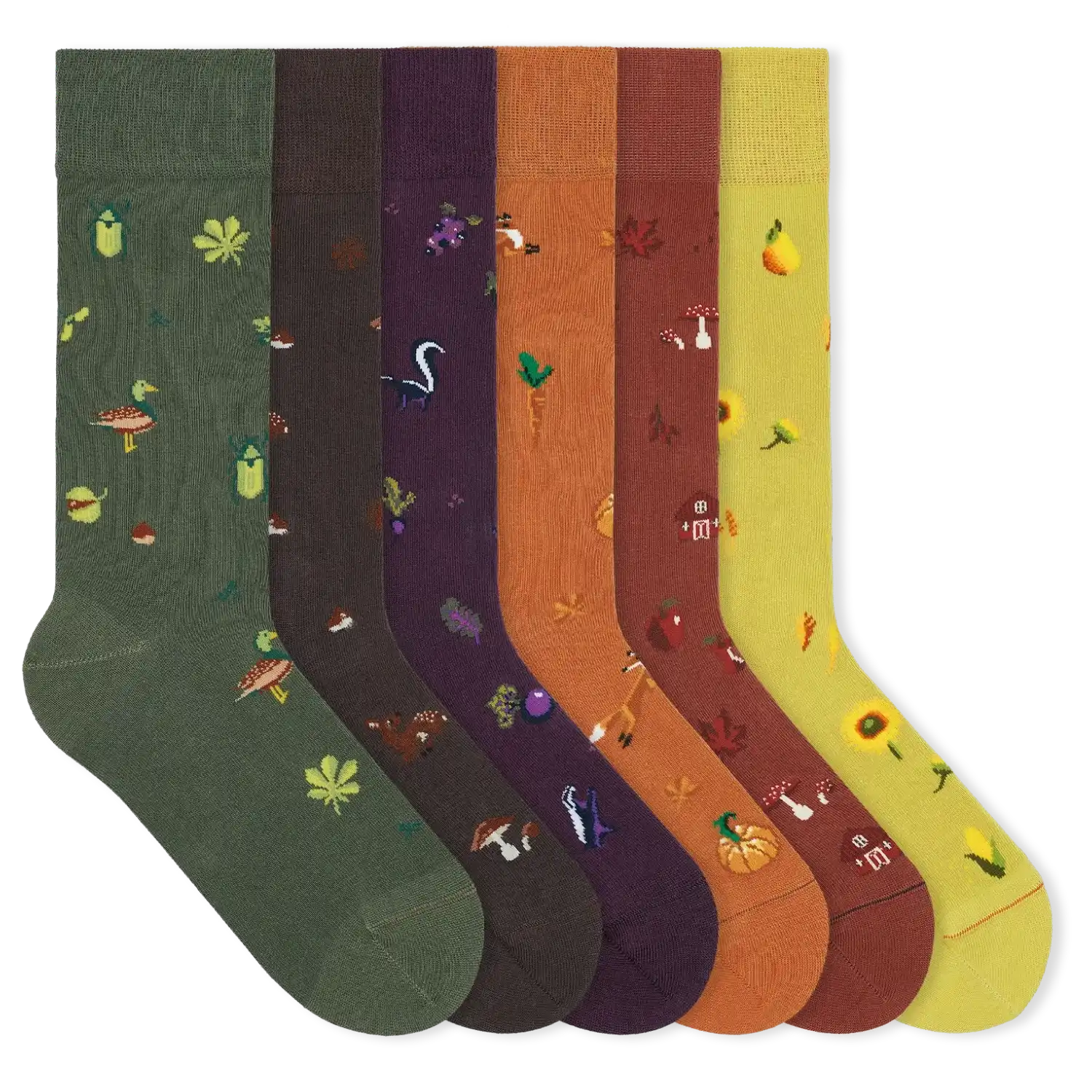 Gemusterte Icons Socken-Set