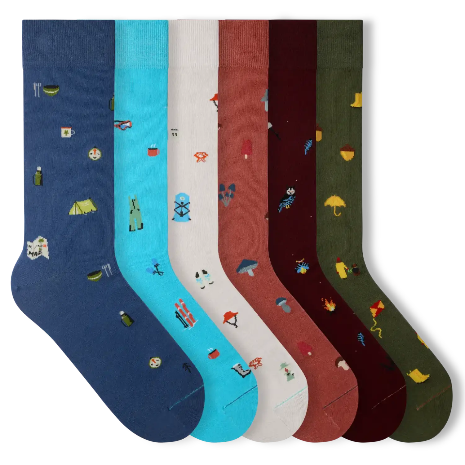 Motivsocken Signature Icons Outdoor-Motive | SET