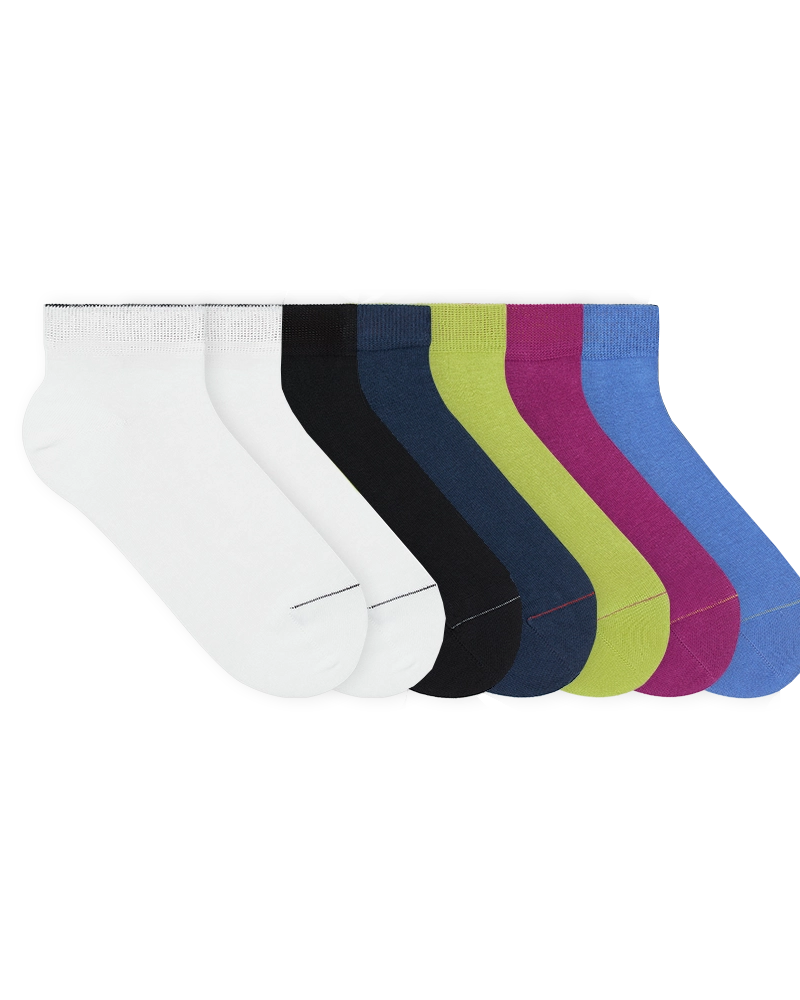 kurze sneaker socken set bunt - multicolor classic sneaker socks