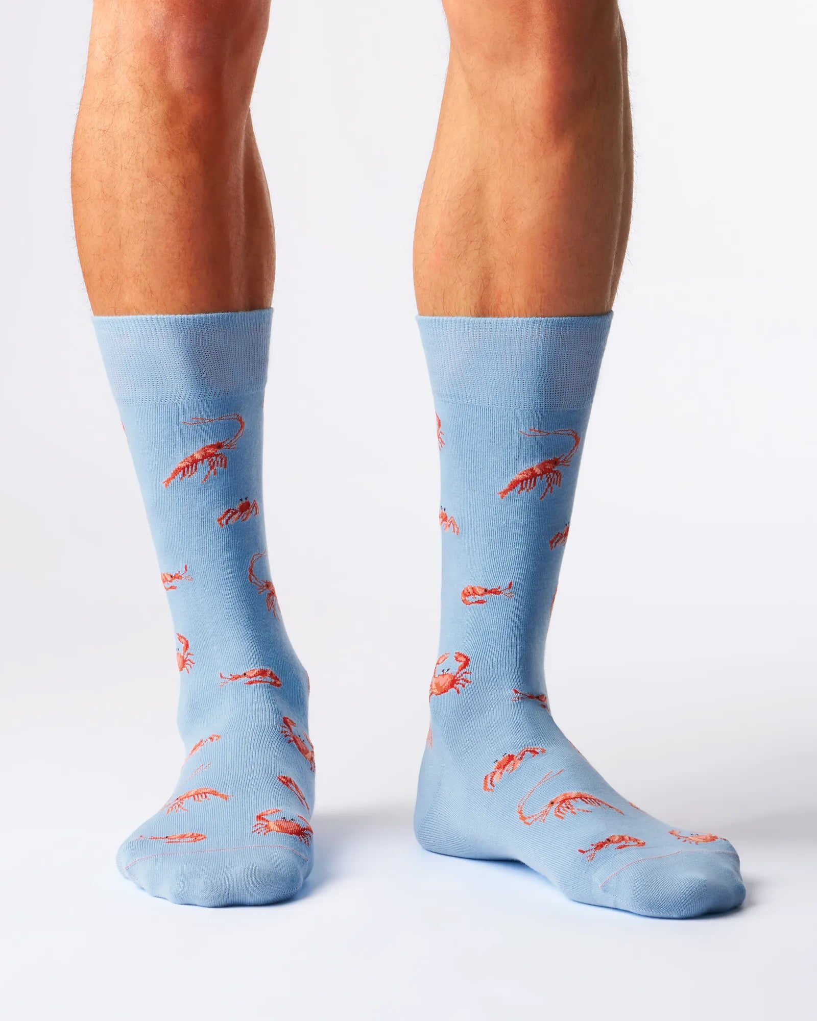 Crabs_gemusterte_socken lustige socken strand motiv bunte sommer socken nachaltige socken anzugssocken