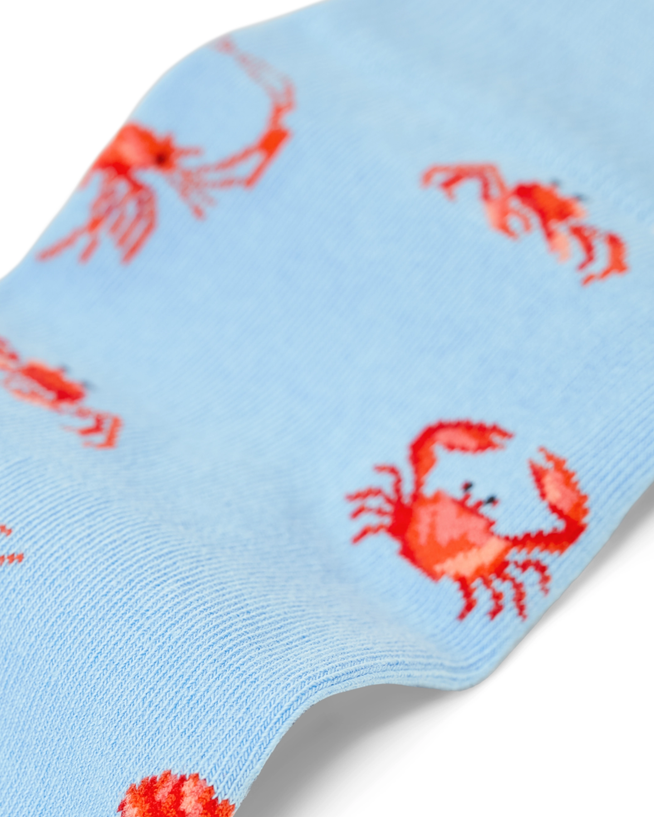 Crabs_4_gemusterte_socken details nachhaltige socken